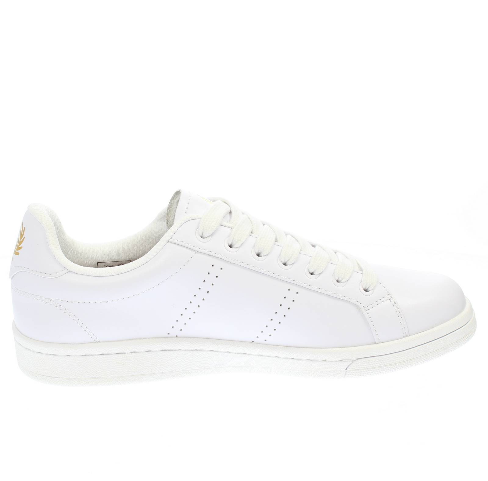 FRED PERRY Low Leather Sneakers Man white Photo 2