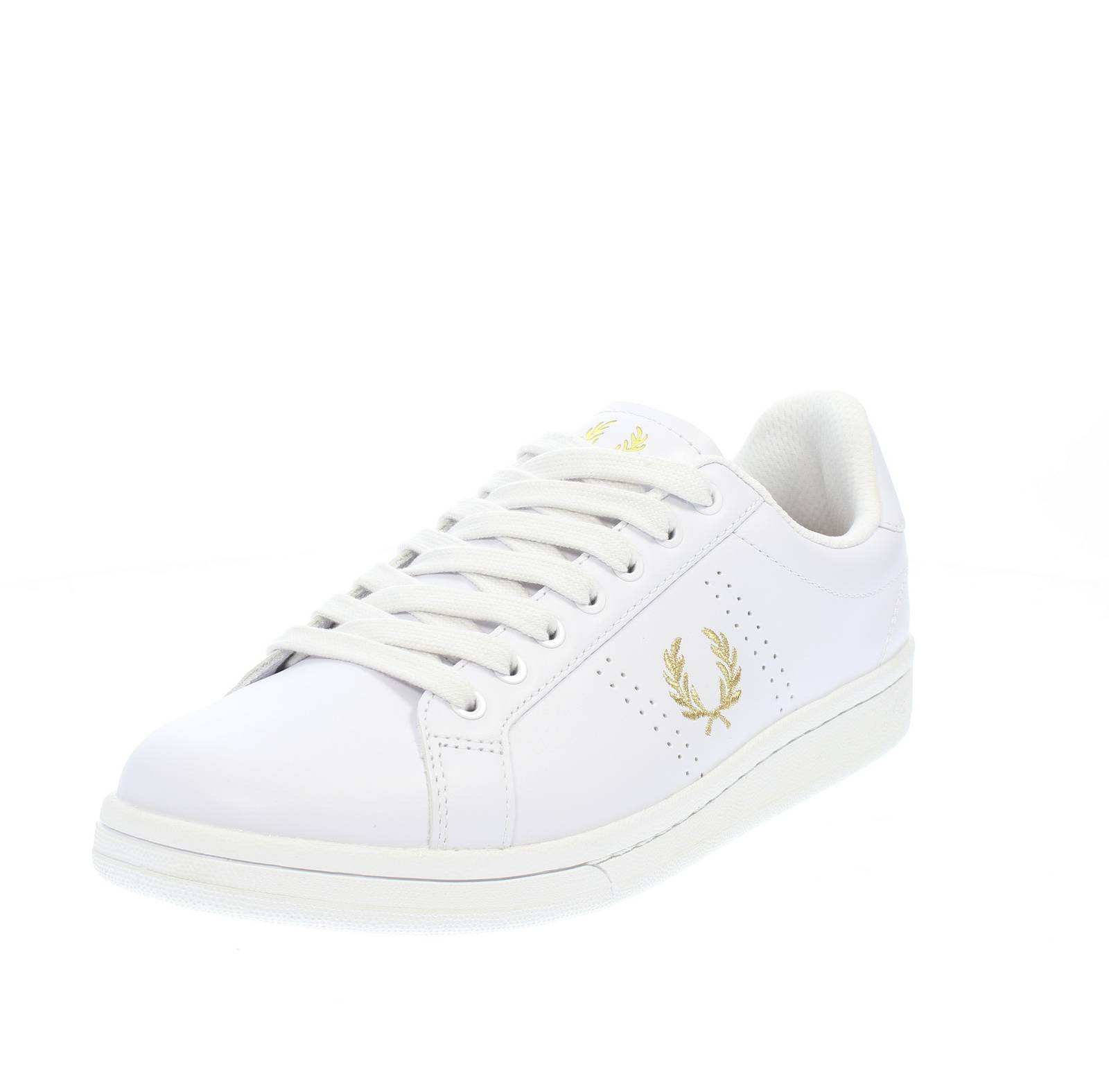 FRED PERRY Sneakers basse in Pelle white Sneakers Casual Uomo B6312