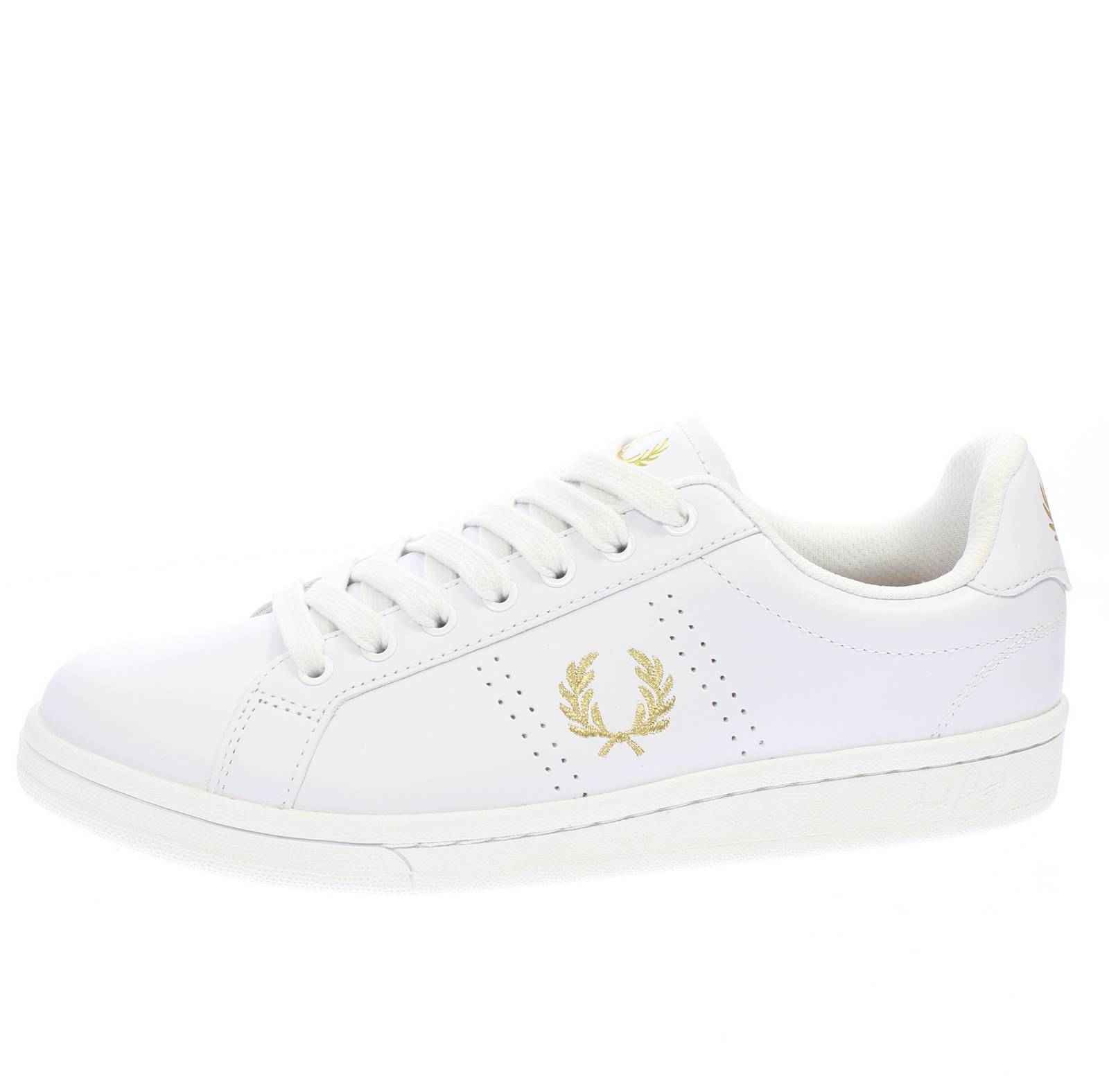 FRED PERRY Low Leather Sneakers Man white Photo 3