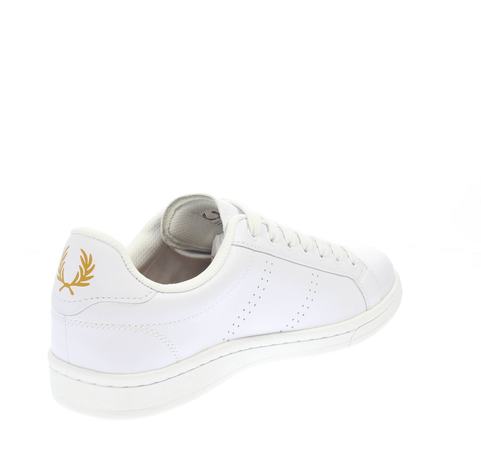 FRED PERRY Low Leather Sneakers Man white Photo 4