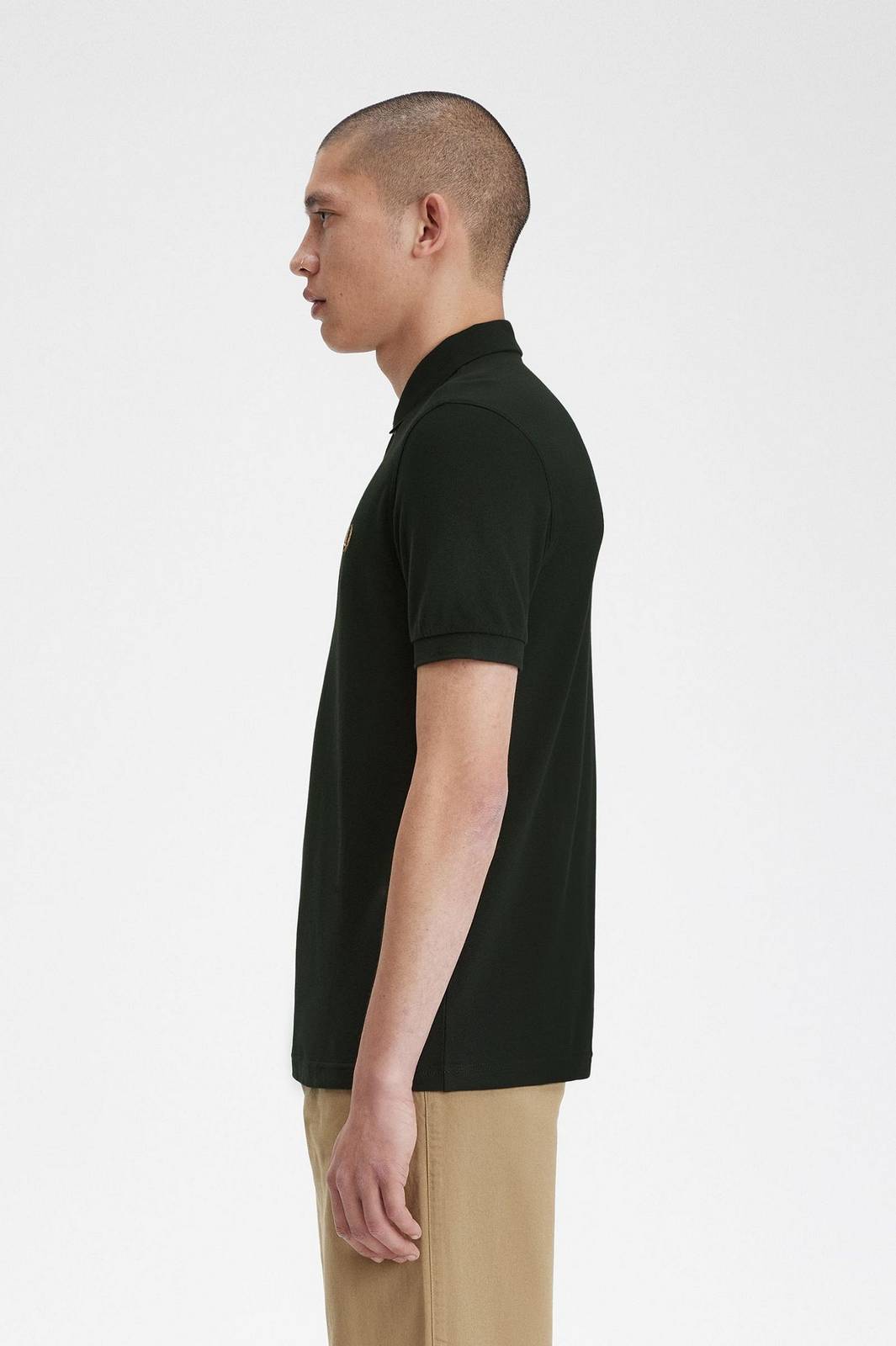 FRED PERRY Pique Short Sleeve Polo Man green Photo 3