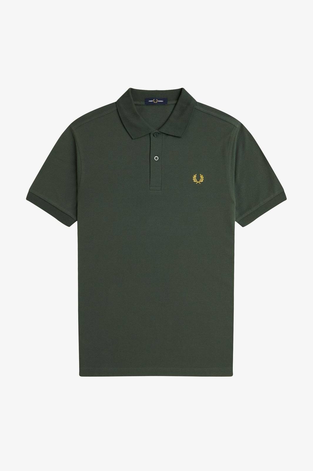 FRED PERRY Pique Short Sleeve Polo Man green