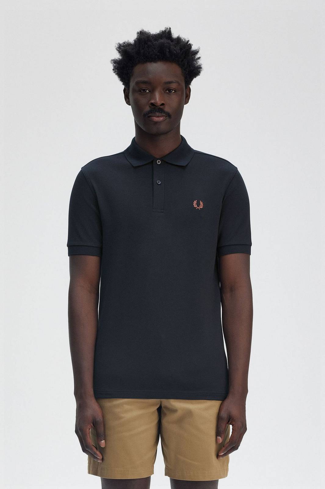 FRED PERRY Pique Short Sleeve Polo Man blue Photo 3