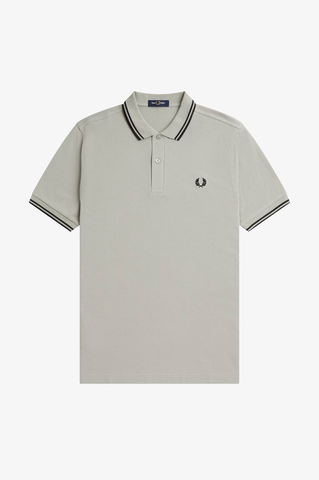 FRED PERRY Slim Fit Short Sleeve Polo Man grey