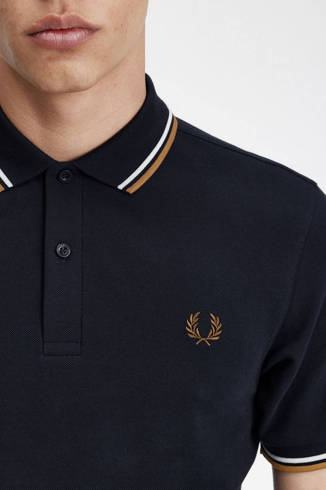 FRED PERRY Slim Fit Short Sleeve Polo Man blue Photo 4