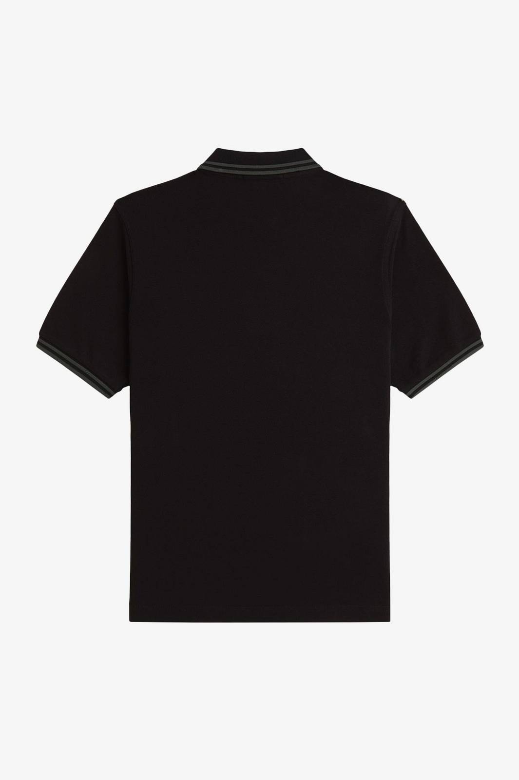 FRED PERRY Slim Fit Short Sleeve Polo Man black Photo 2