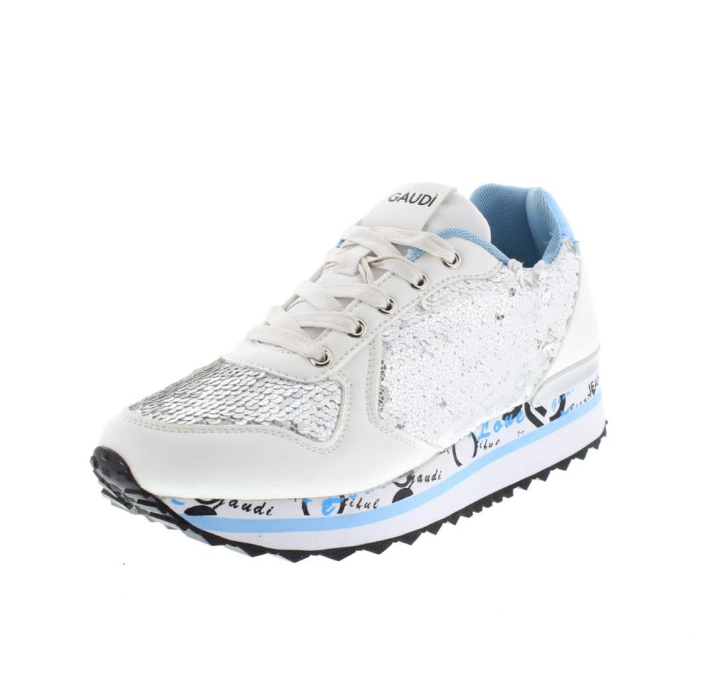 GAUDI' flame argento Donna sporty chic scarpe sneakers V93 66802Z