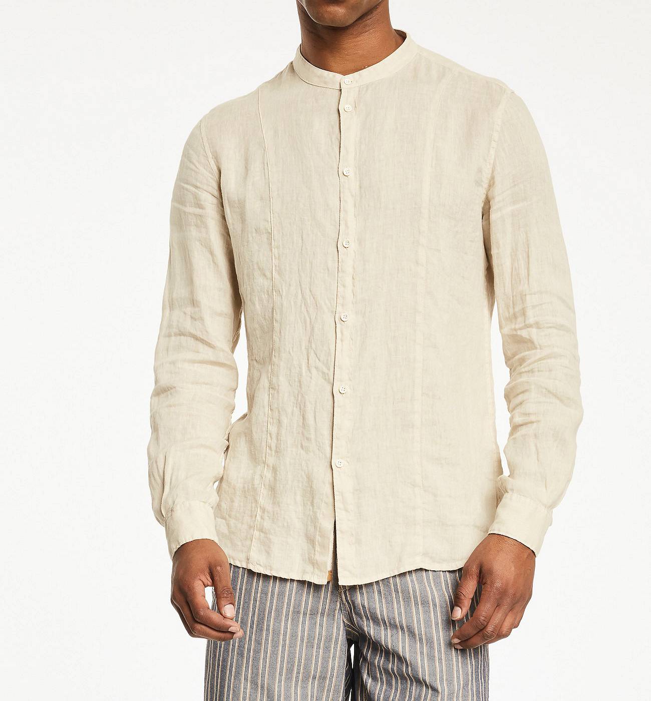 GAUDI' Korean Long Sleeve Shirt Man sand