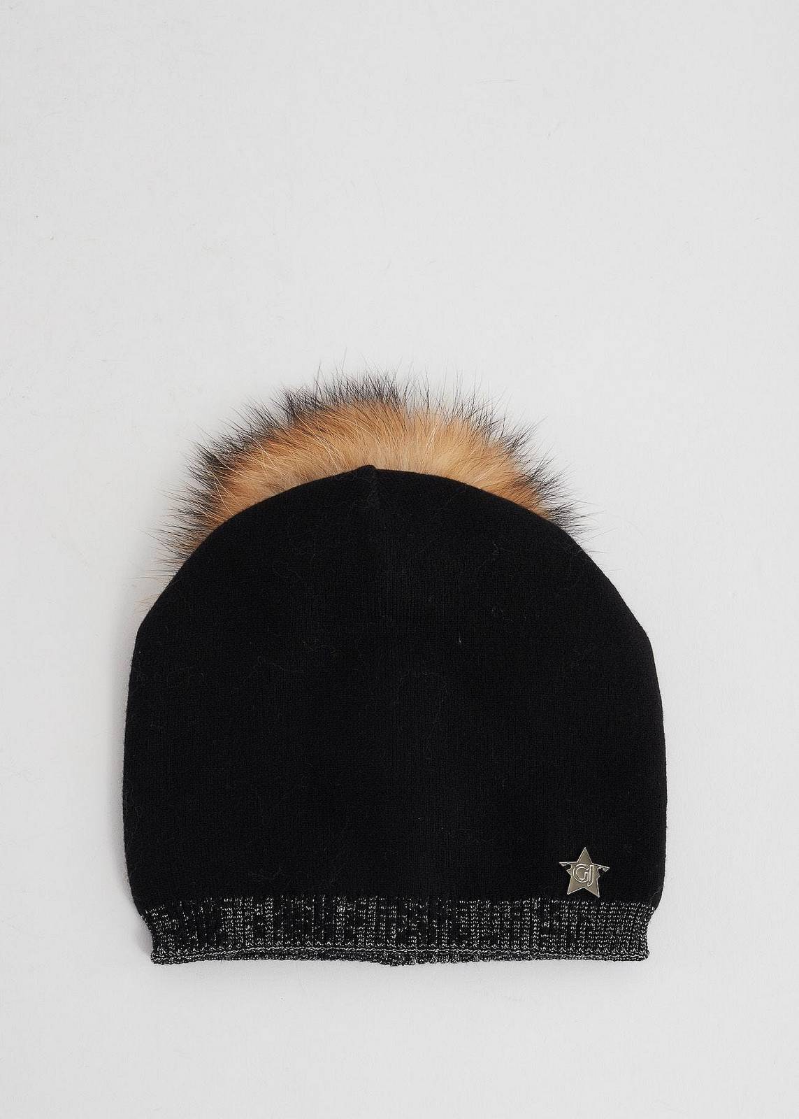 GAUDI' Amy Cap – Mütze mit Bommel Damen schwarz Foto 1