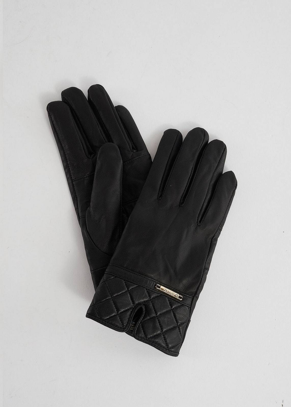GAUDI' Amy Gloves – Lederhandschuhe Damen schwarz Foto 1