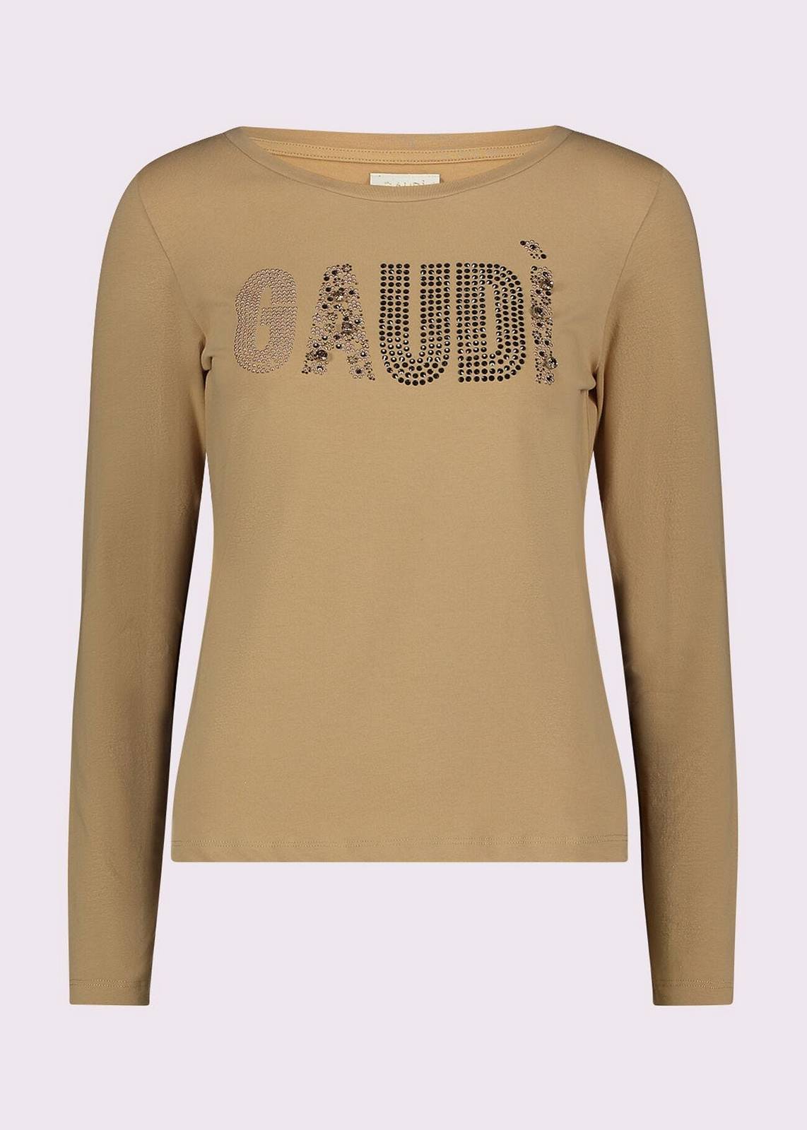 GAUDI' Langärmeliges T-Shirt Damen beige