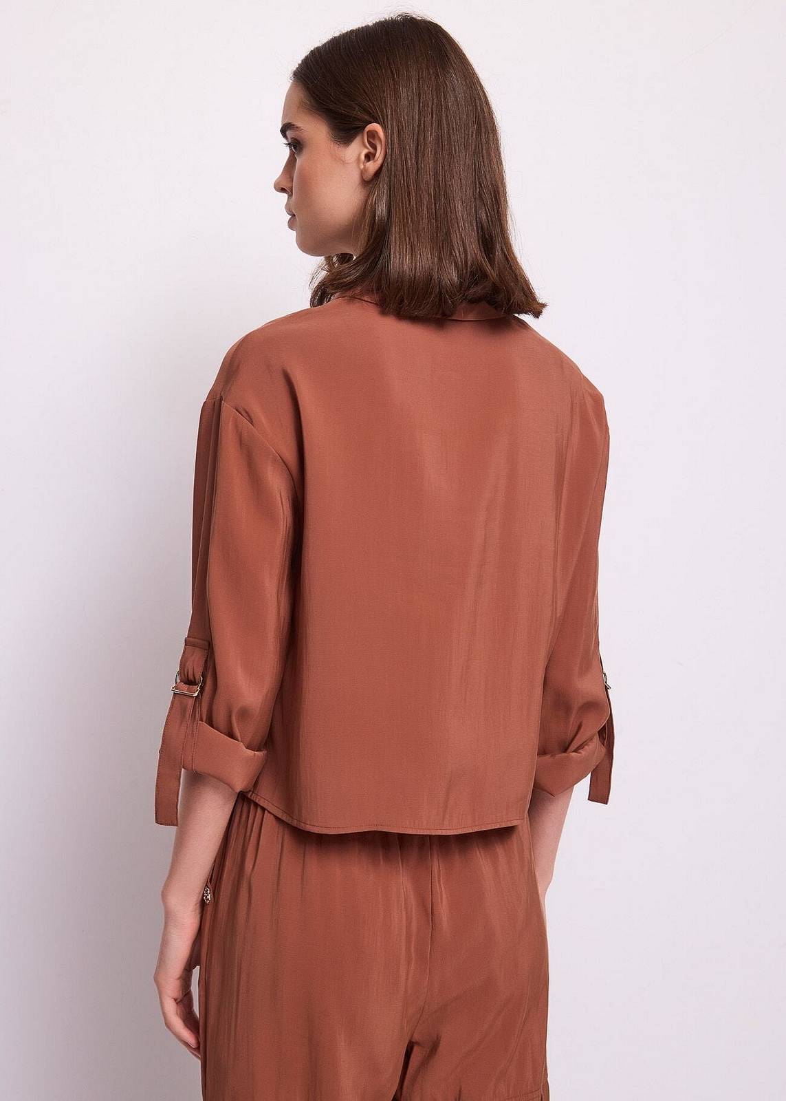 GAUDI' Chemise 3/4 Femme marron Photo 2