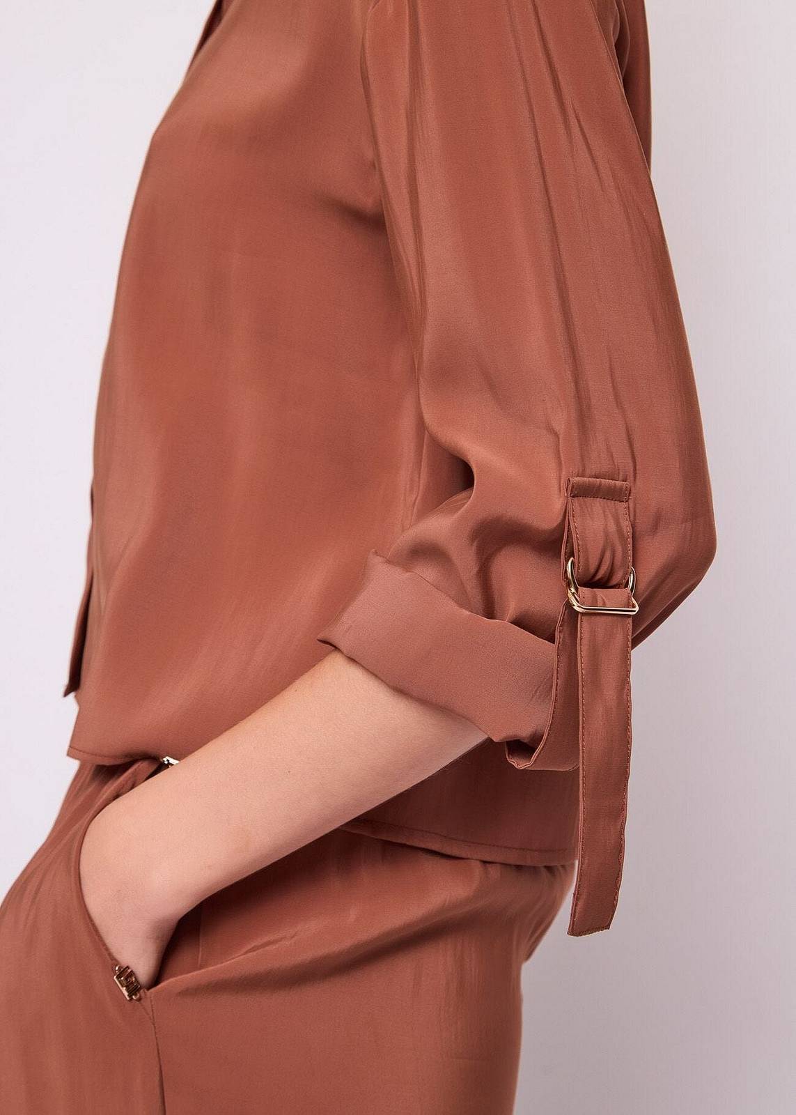 GAUDI' Chemise 3/4 Femme marron Photo 3