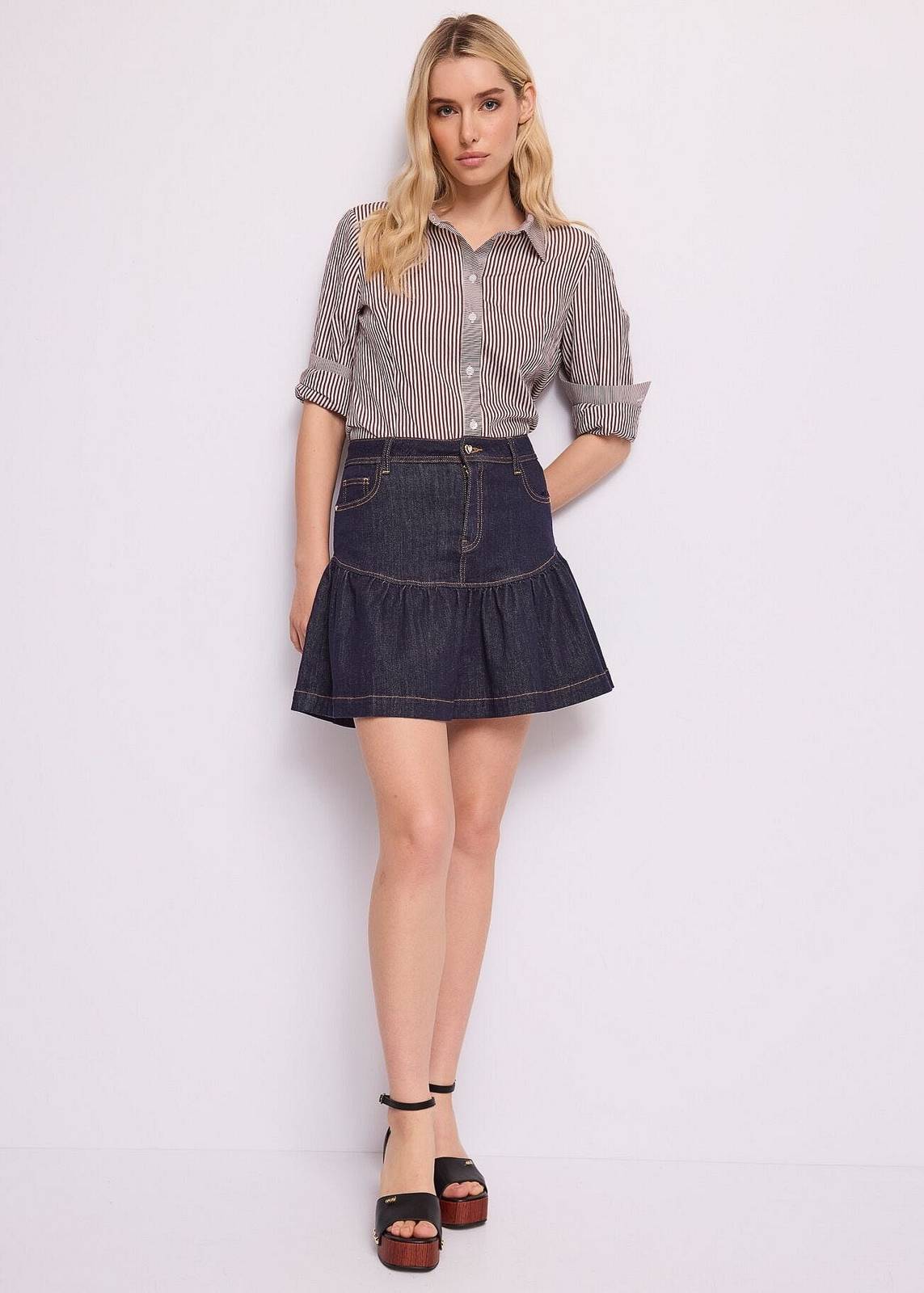 GAUDI' Chemise ML Femme multicolor Photo 4