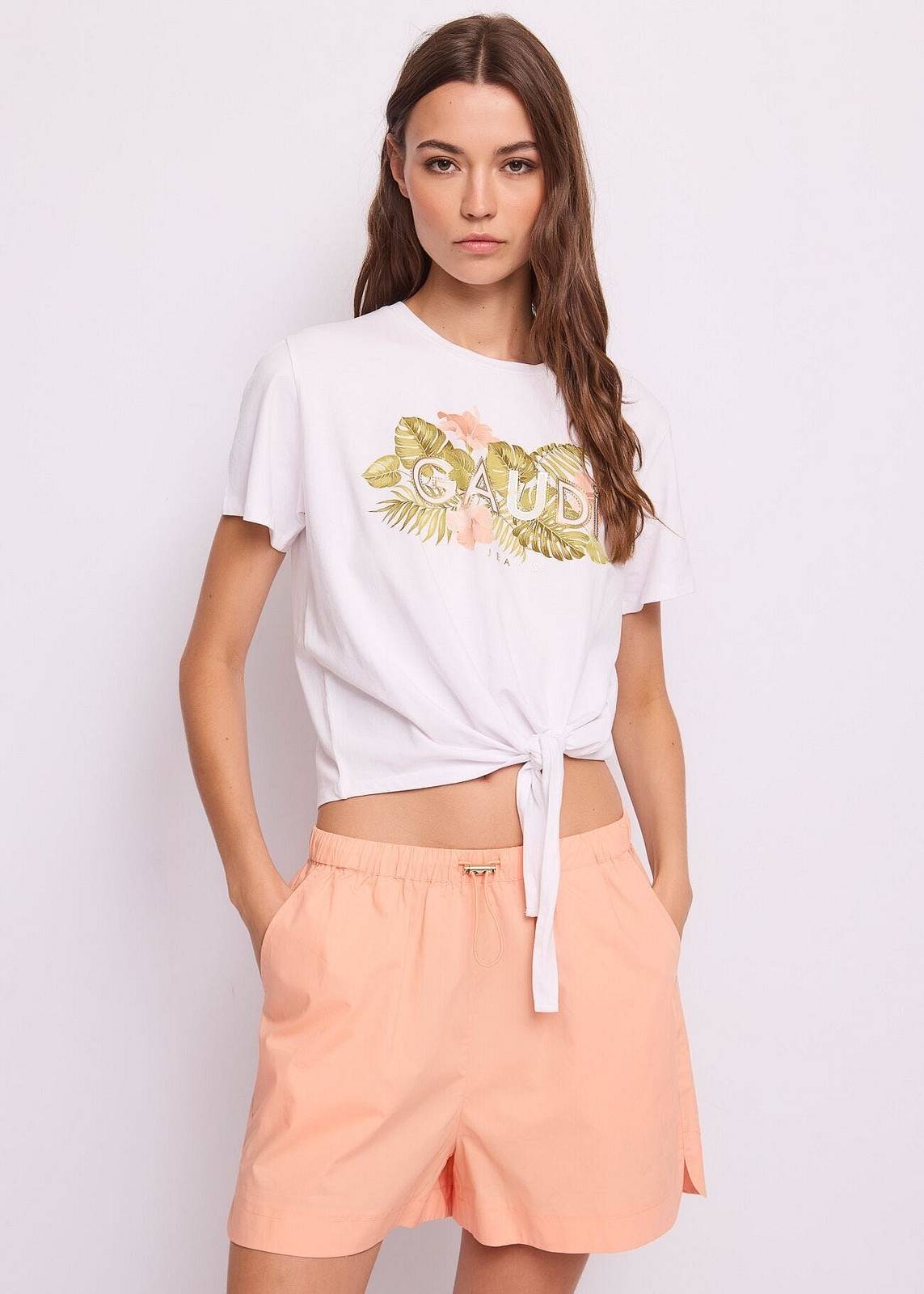 GAUDI' MC T-Shirt Damen weiß