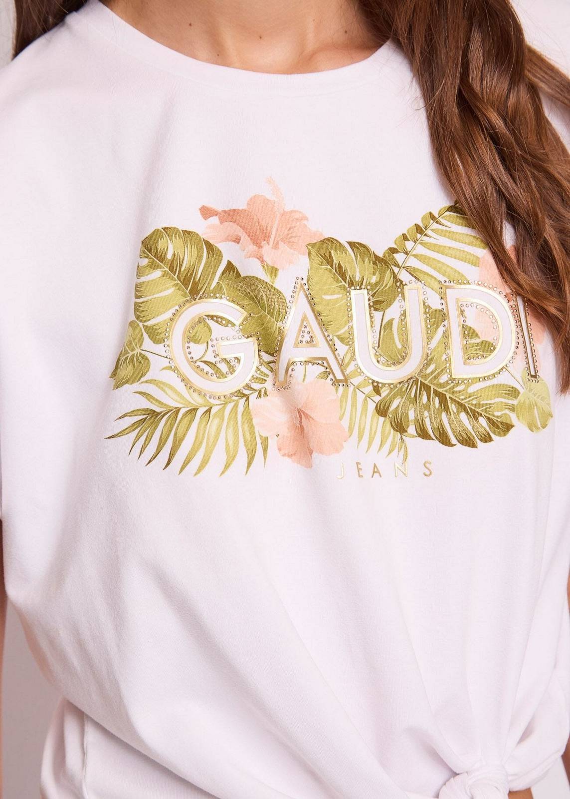 GAUDI' MC T-Shirt Damen weiß Foto 3