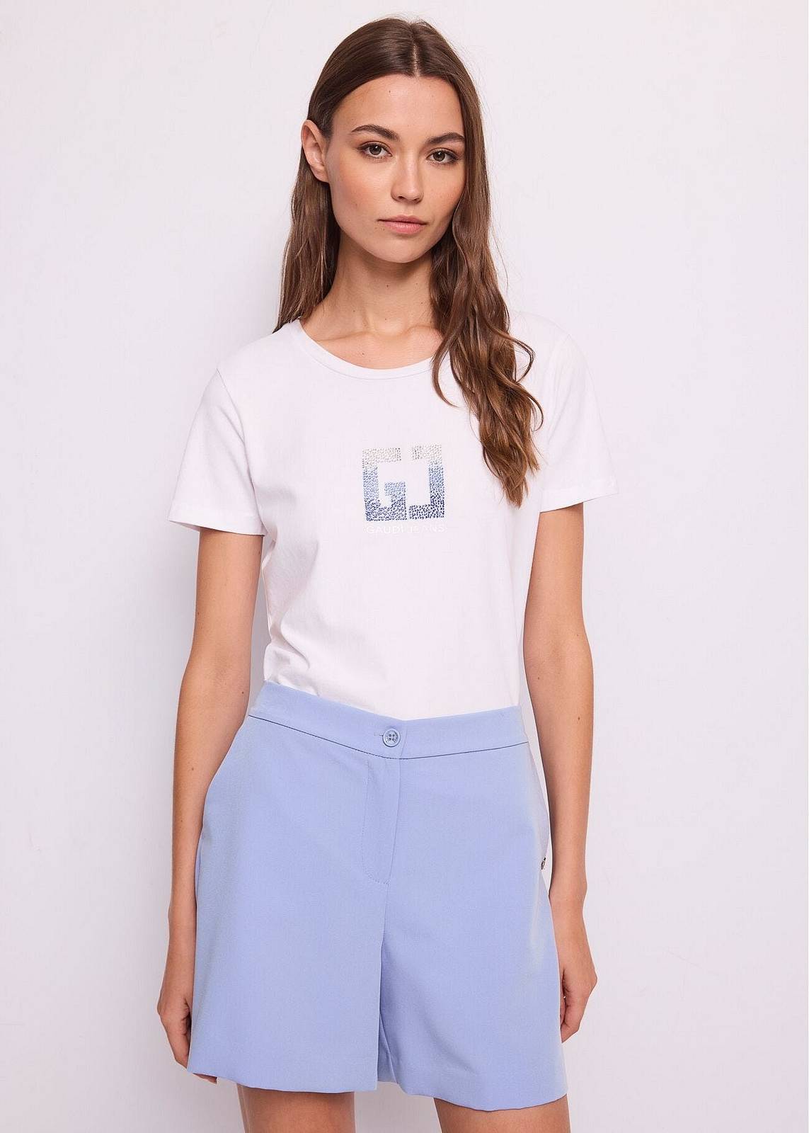 GAUDI' MC T-Shirt Damen weiß