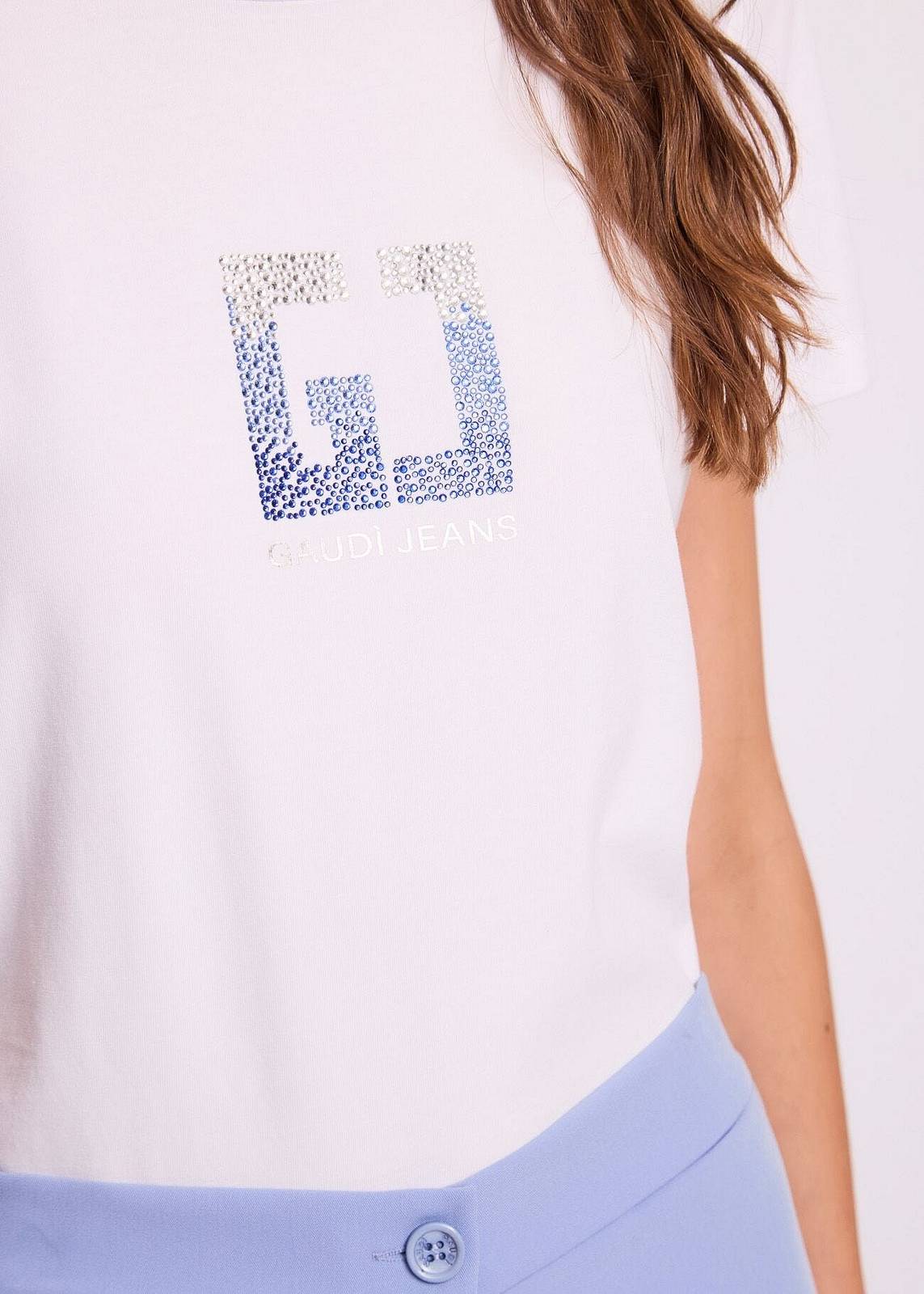 GAUDI' MC T-Shirt Damen weiß Foto 3