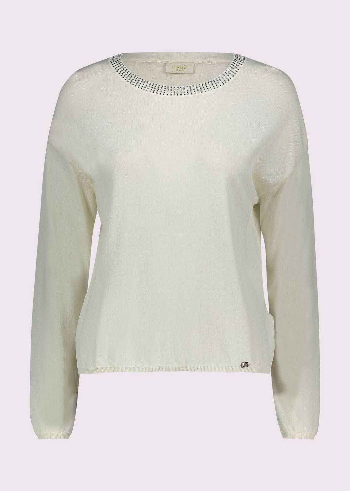 GAUDI' Jersey ML Femme blanc
