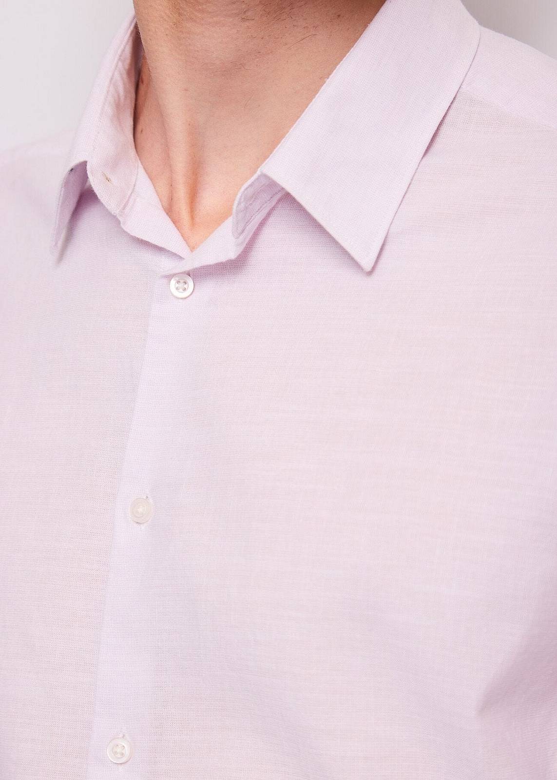 GAUDI' Camicia collo Italiano Uomo lilla Foto 3