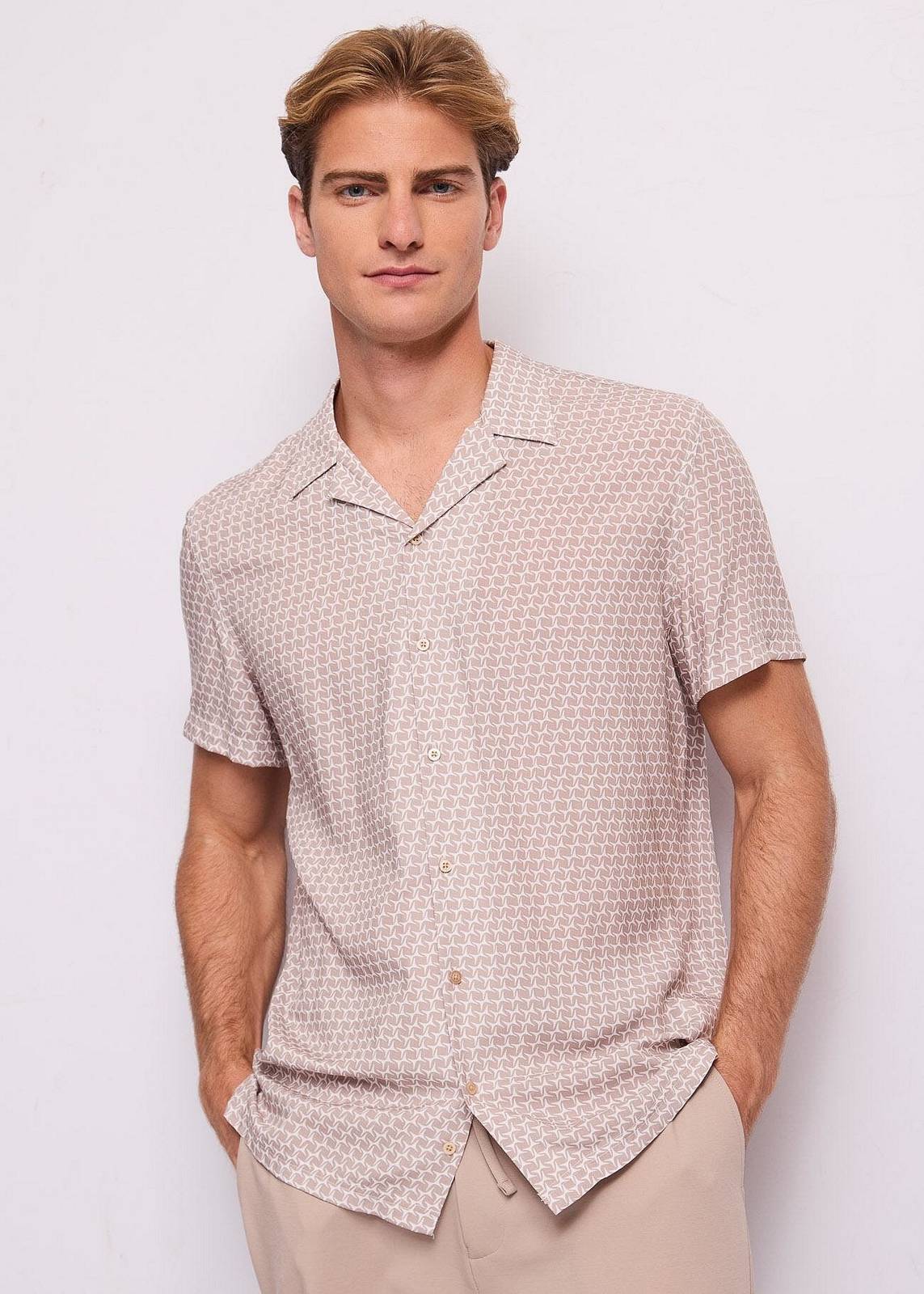 GAUDI' Bowling-Shirt Herren multicolor