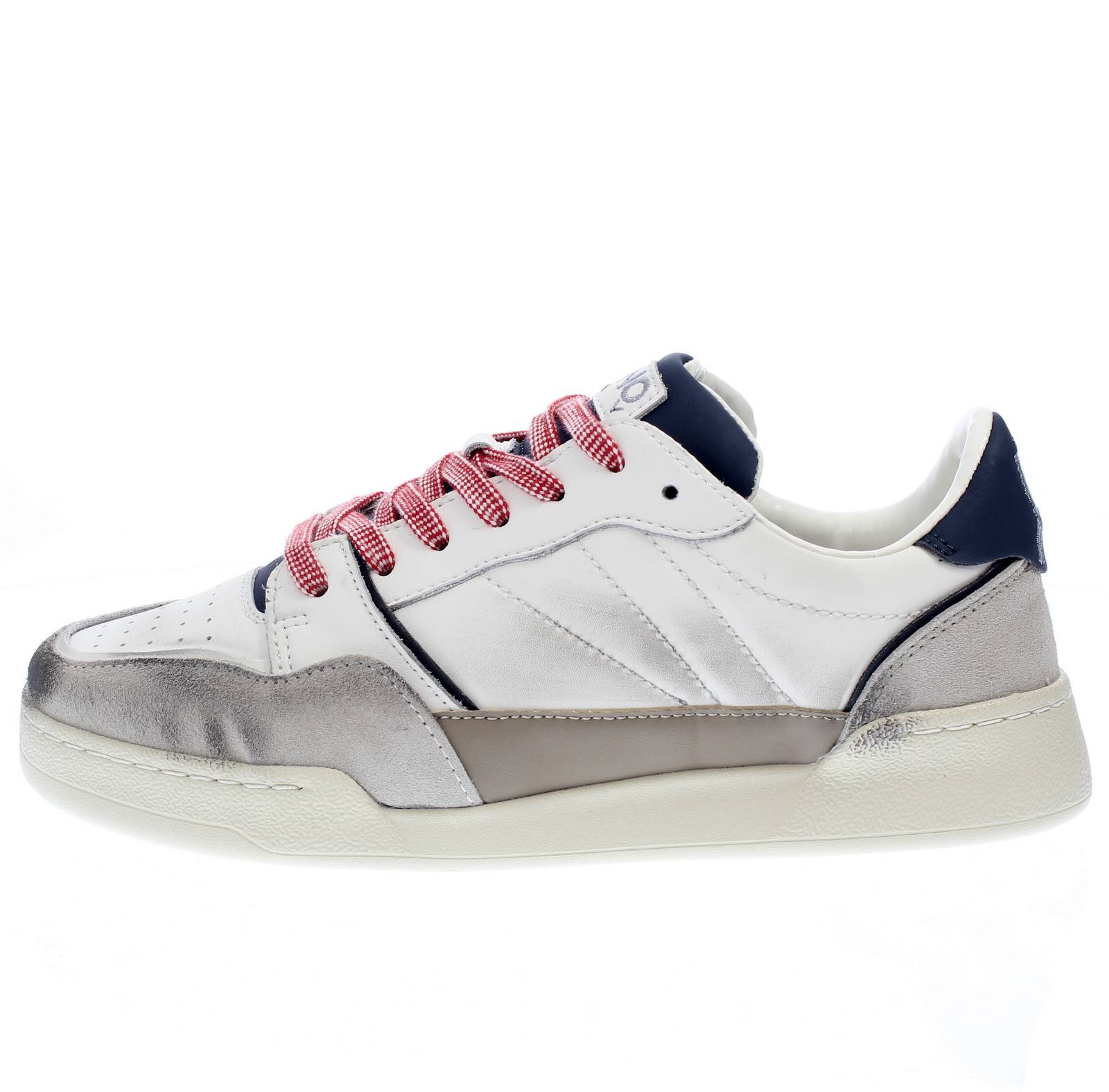 GALIZIO TORRESI Lucky - Niedrige Leder-Sneakers Herren weiß Foto 3
