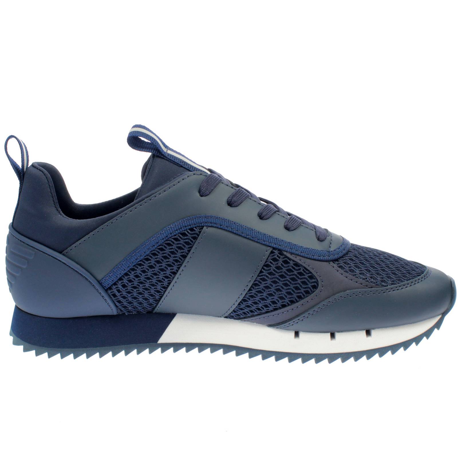 EA7 EMPORIO ARMANI Low Training Sneakers Man blue Photo 2