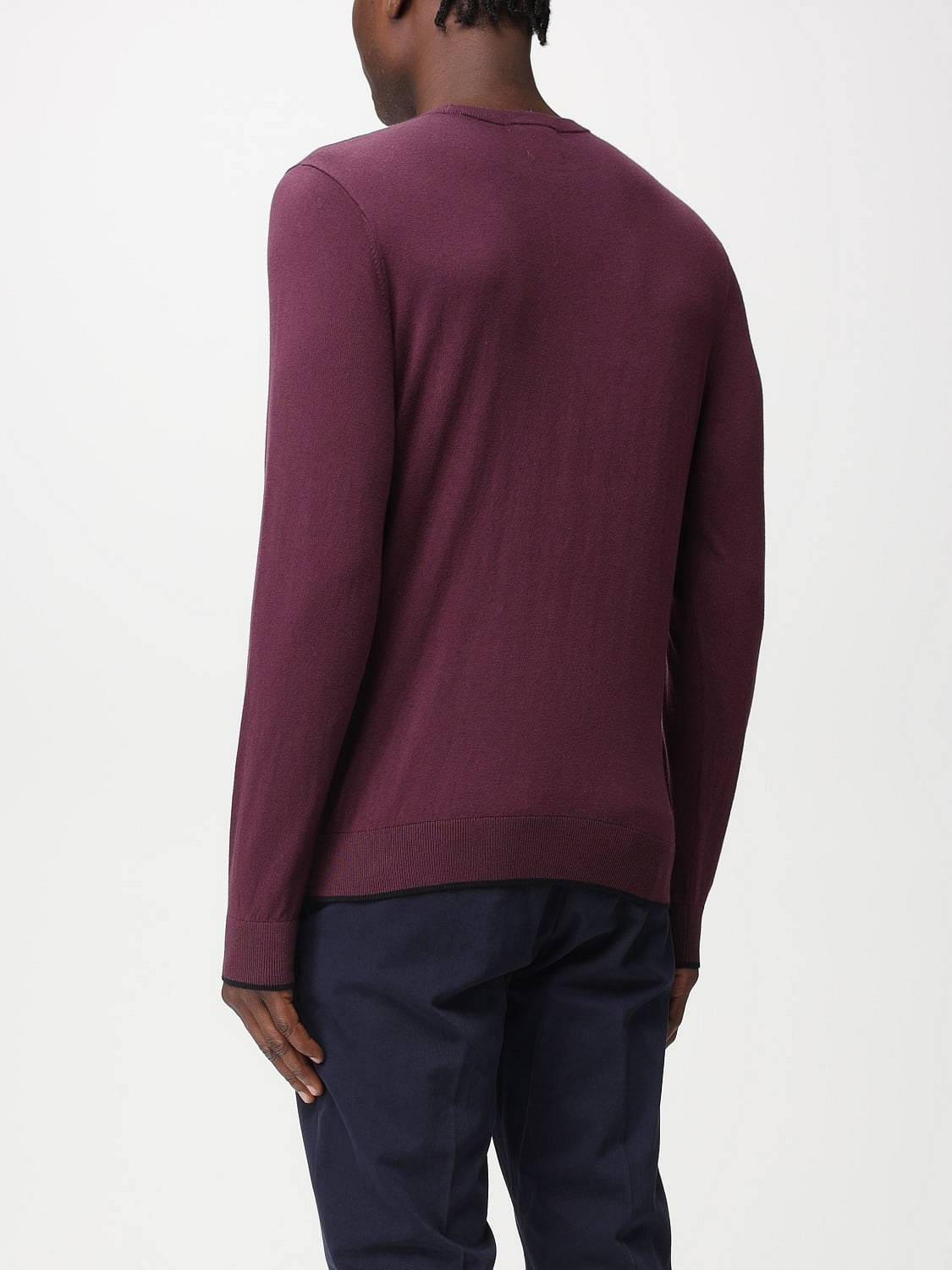 ARMANI EXCHANGE Pullover - Pull à col ras du cou Homme bordeaux Photo 3