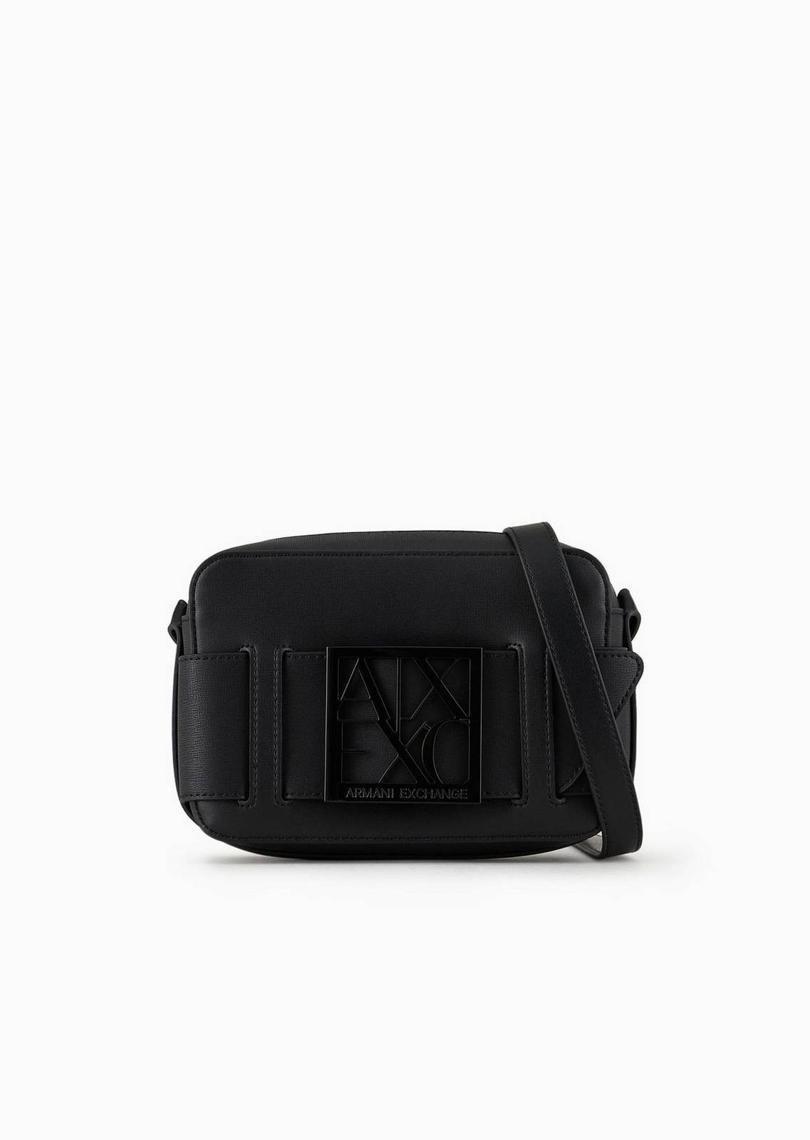 ARMANI EXCHANGE Sacoche pour appareil photo avec bandoulière Femme noir