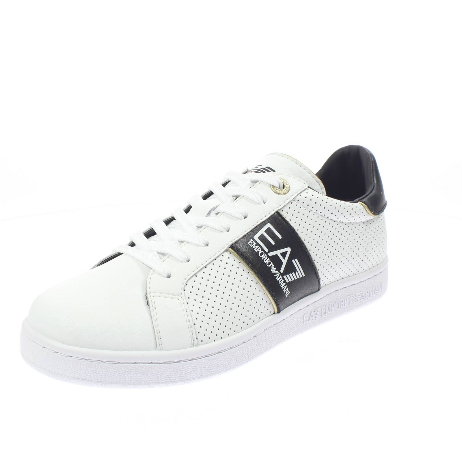 Повседневные кроссовки Ea7 Emporio Armani из экшн-кожи Bianco - Uomo Scarpe