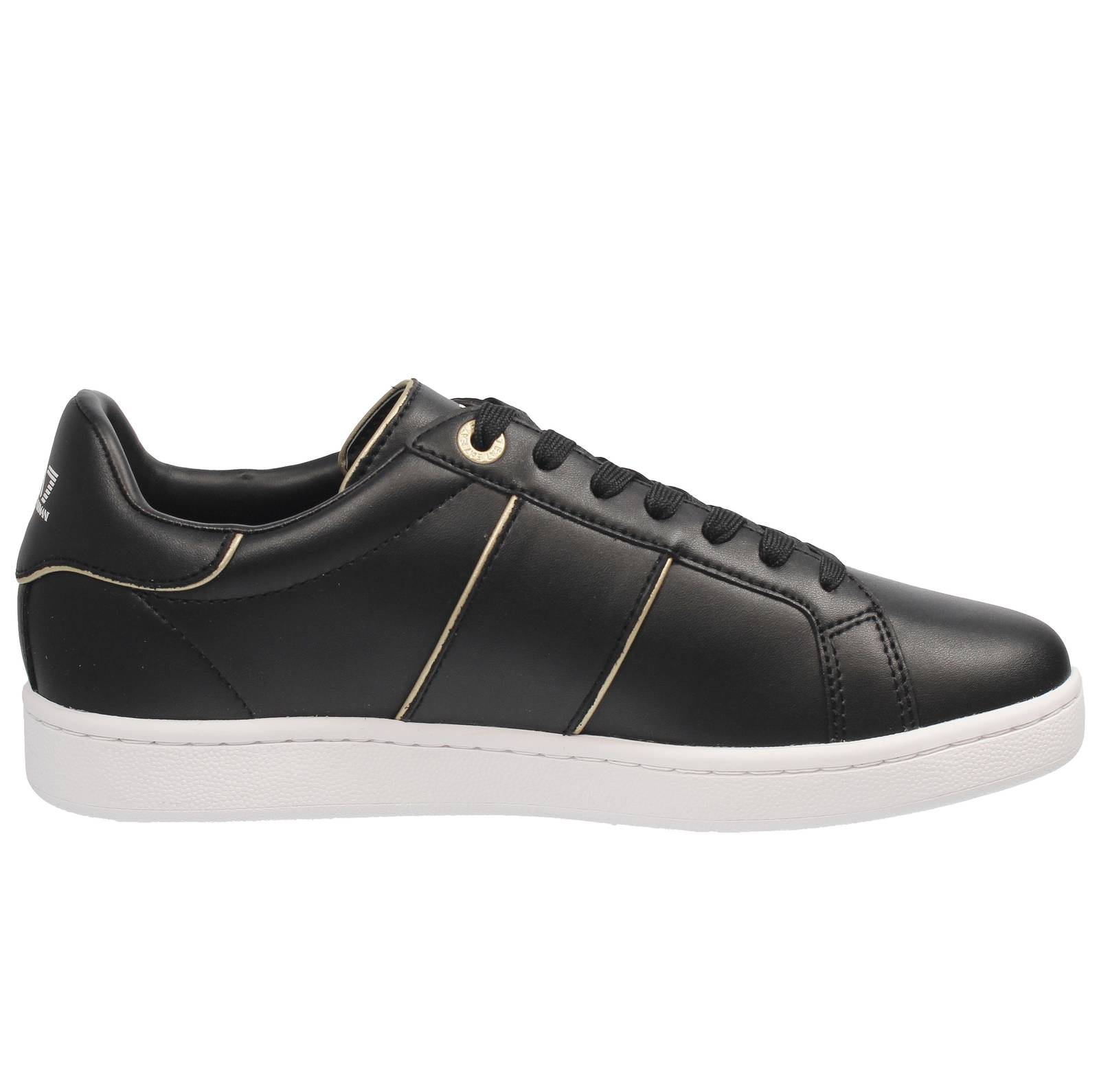 EA7 EMPORIO ARMANI Action Entraîneur en cuir Homme noir Photo 2