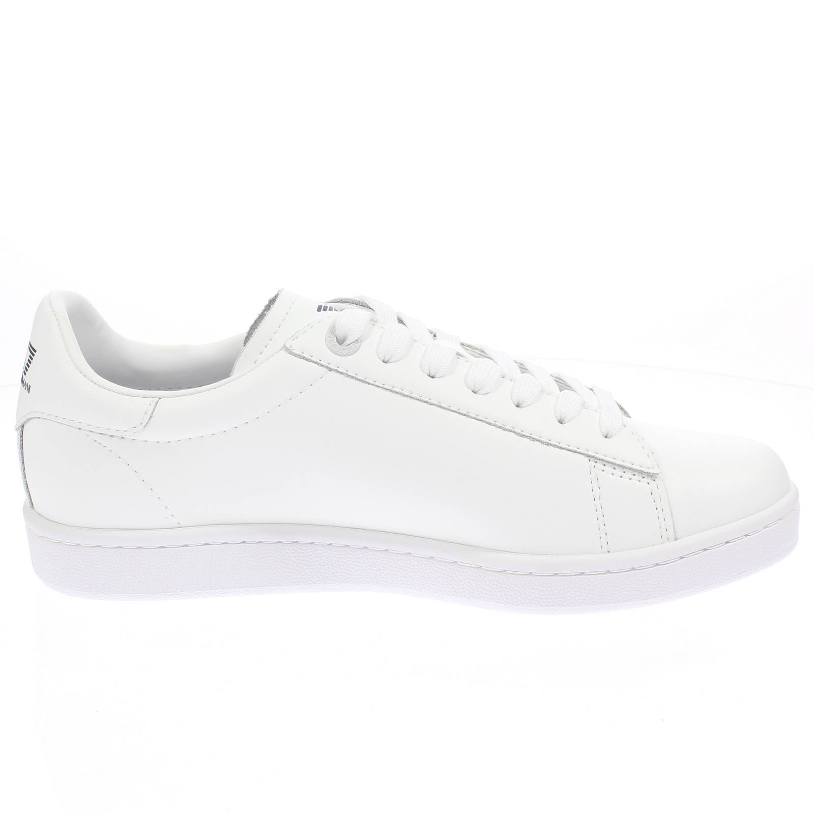 EA7 EMPORIO ARMANI Action Entraîneur en cuir Homme blanc Photo 2