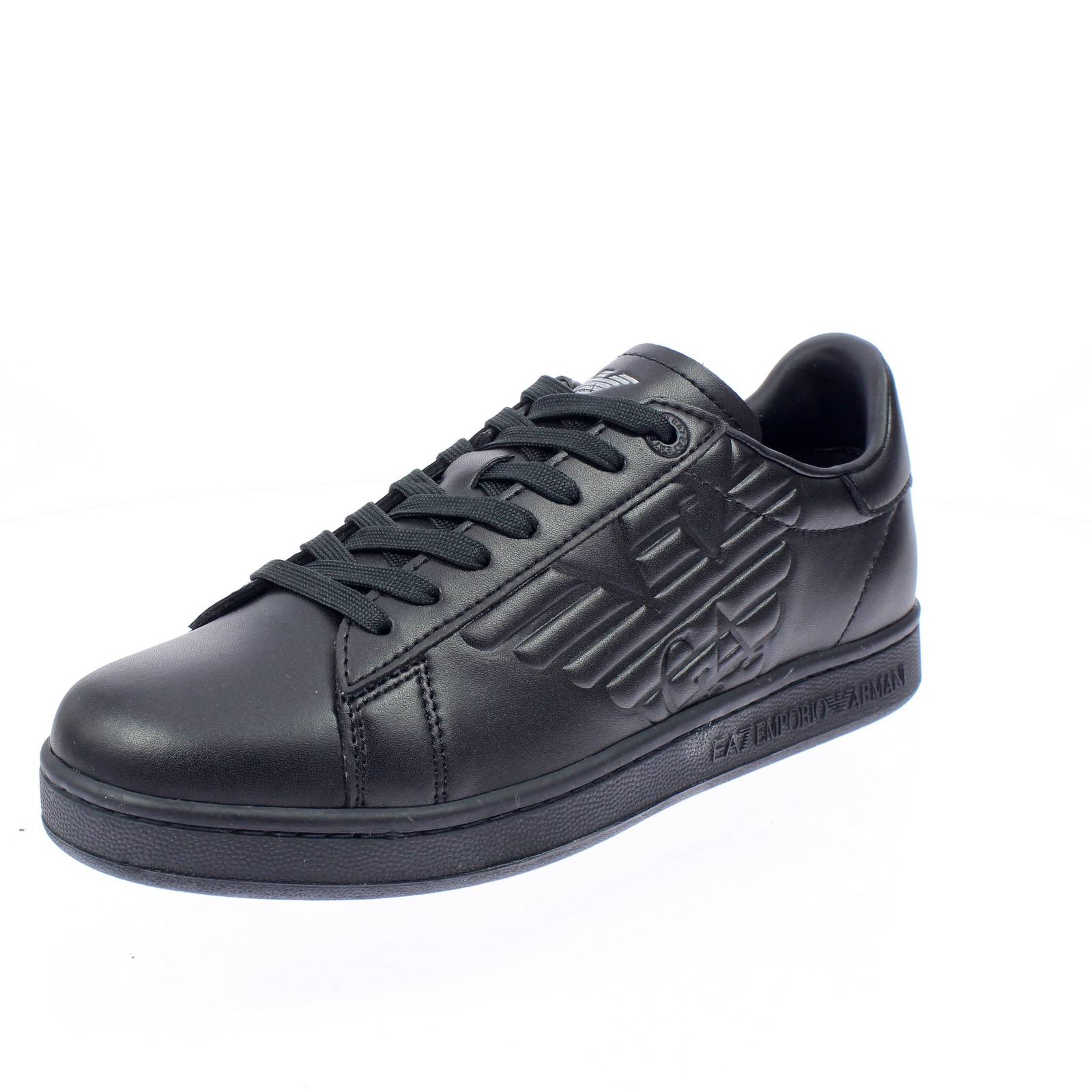 Повседневные кроссовки Ea7 Emporio Armani из экшн-кожи Nero - Uomo Scarpe