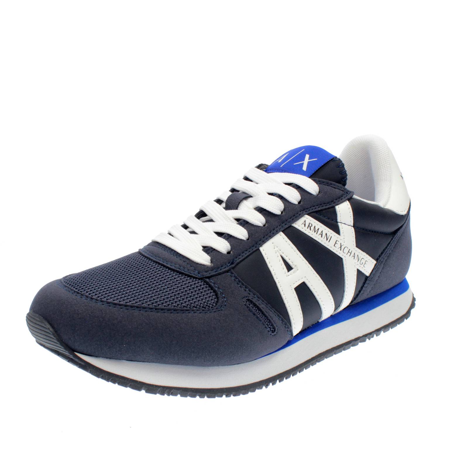 Кроссовки Armani Exchange Basse Blu - Повседневные кроссовки Uomo Scarpe