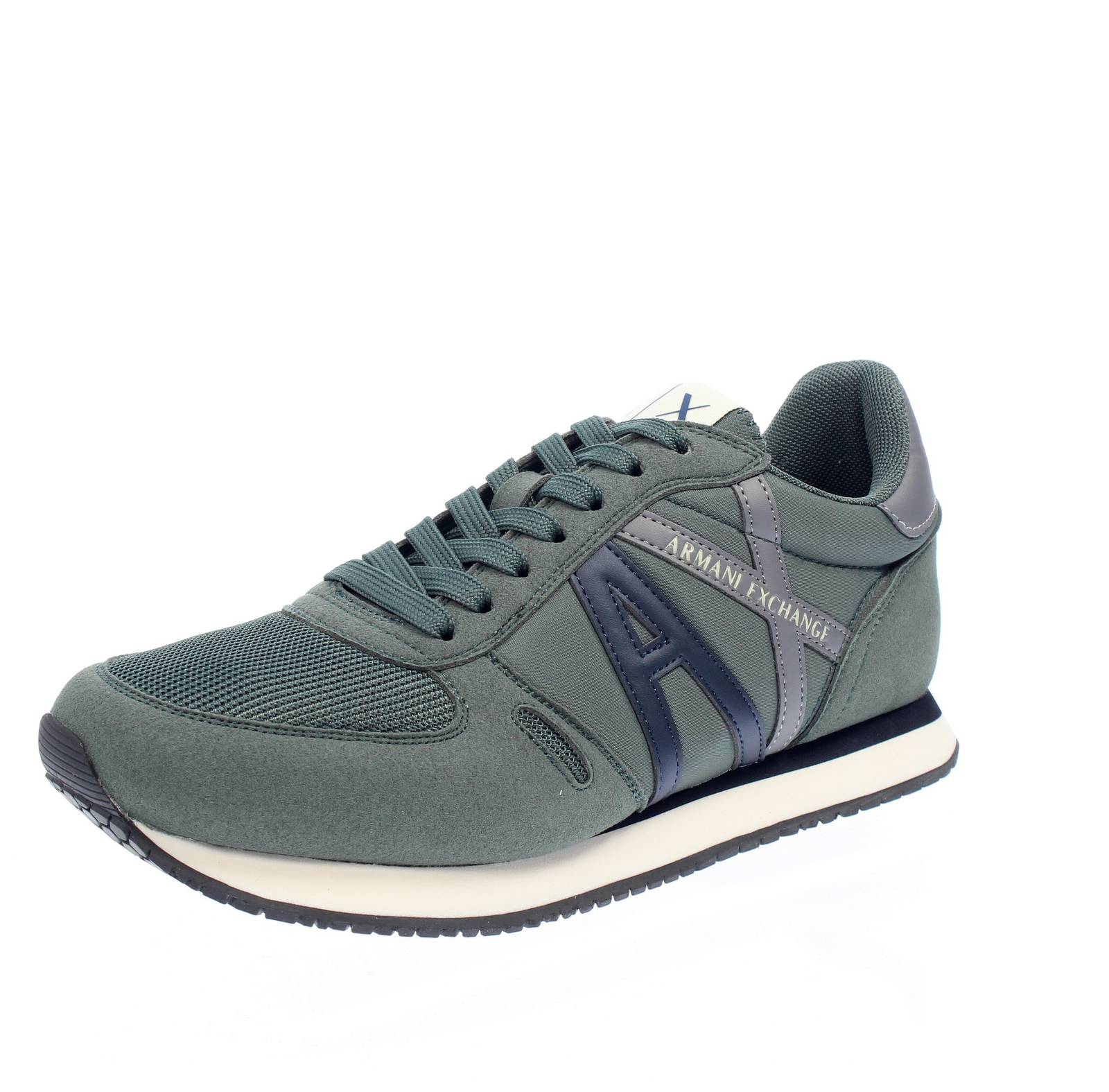 Кроссовки Armani Exchange Basse Verde - Повседневные кроссовки Uomo Scarpe 21290₽