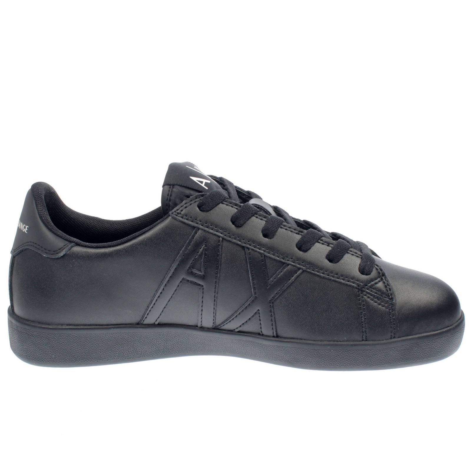 ARMANI EXCHANGE Sneakers Basse in Pelle traforata Uomo nero Foto 2