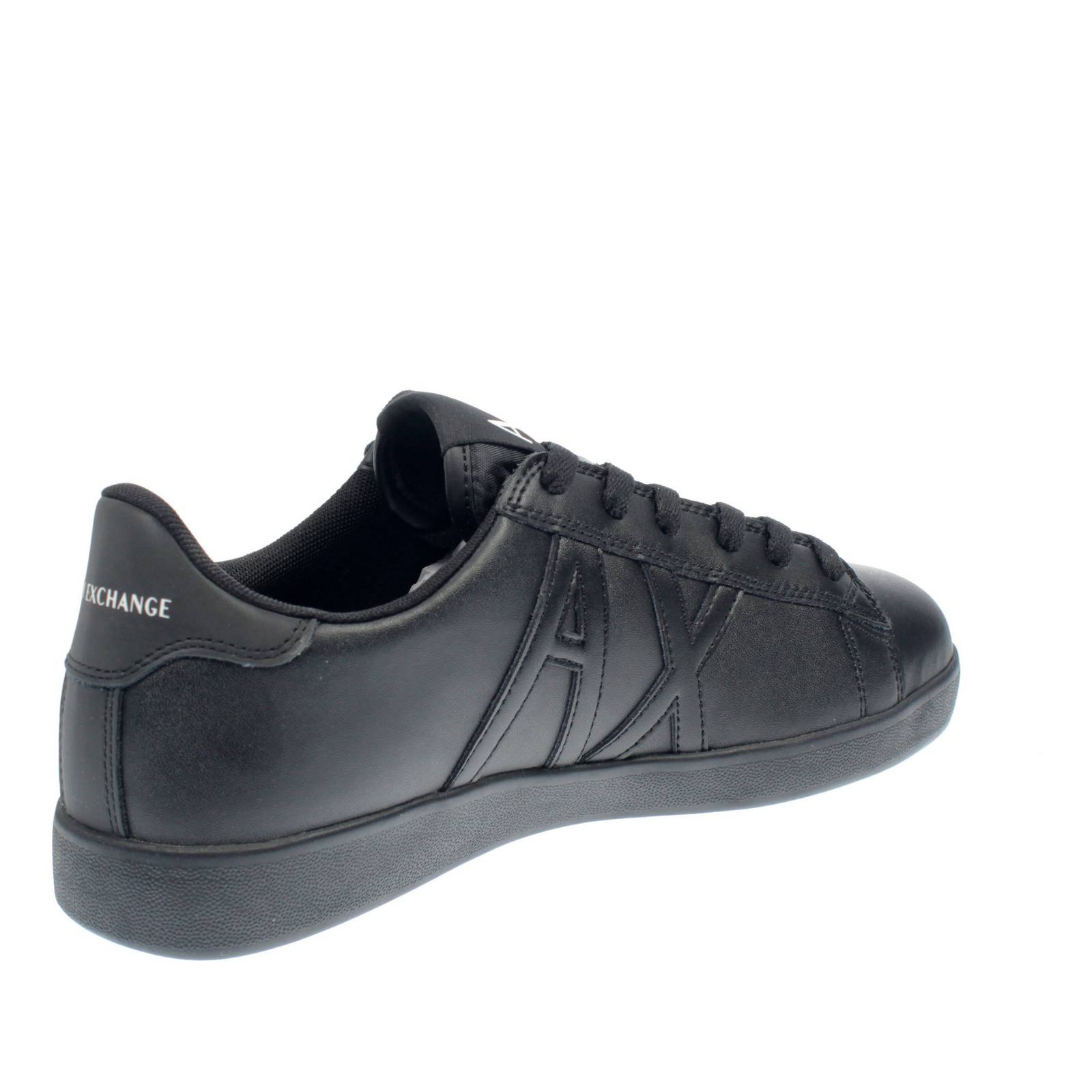 ARMANI EXCHANGE Sneakers Basse in Pelle traforata Uomo nero Foto 4