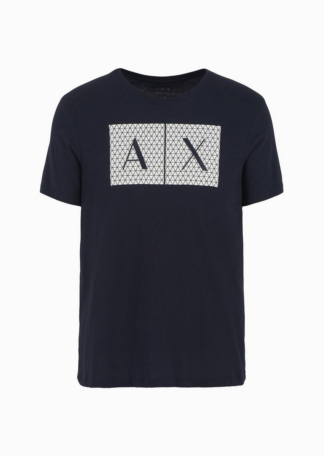 ARMANI EXCHANGE T-Shirt à manches courtes avec impression du logo Homme bleu