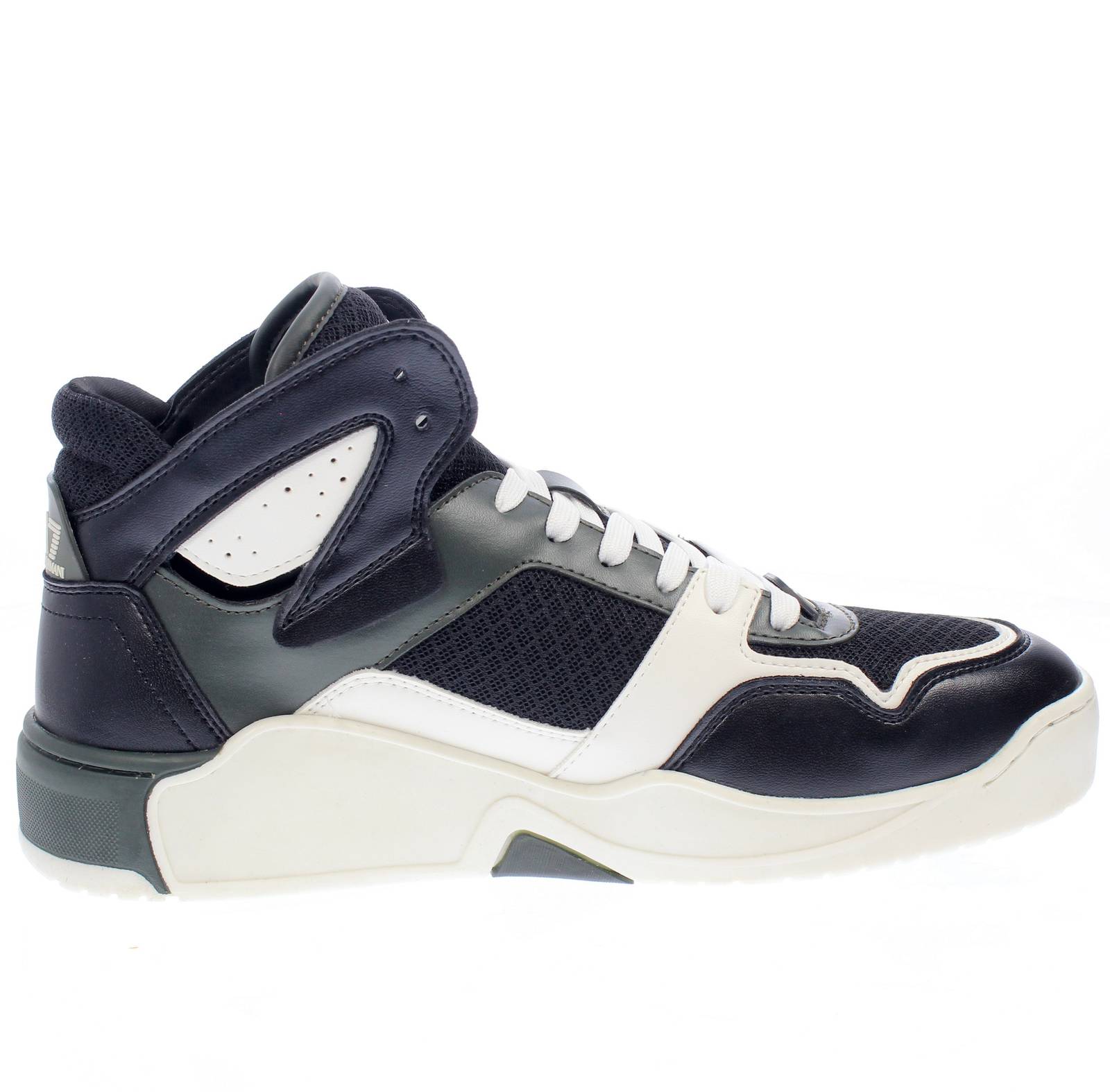 EA7 EMPORIO ARMANI Basket Mid Sneakers Homme noir Photo 2