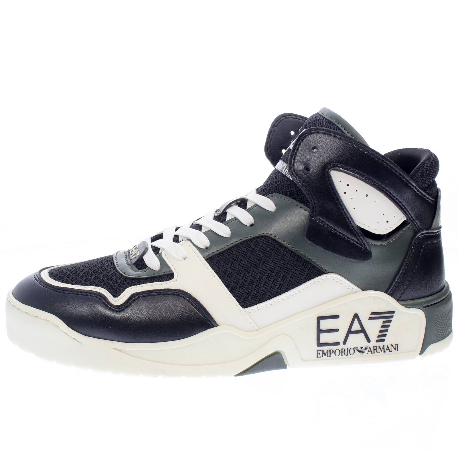 EA7 EMPORIO ARMANI Basket Mid Sneakers Homme noir Photo 3