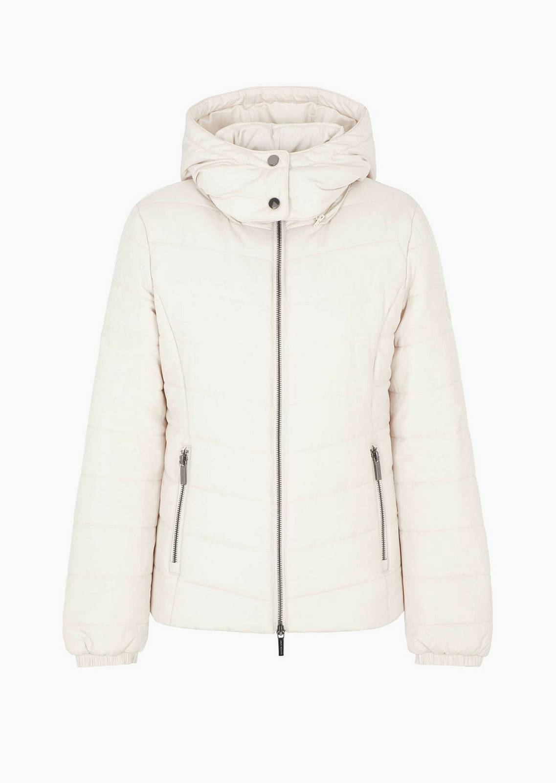 ARMANI EXCHANGE Veste matelassée à capuche Femme blanc