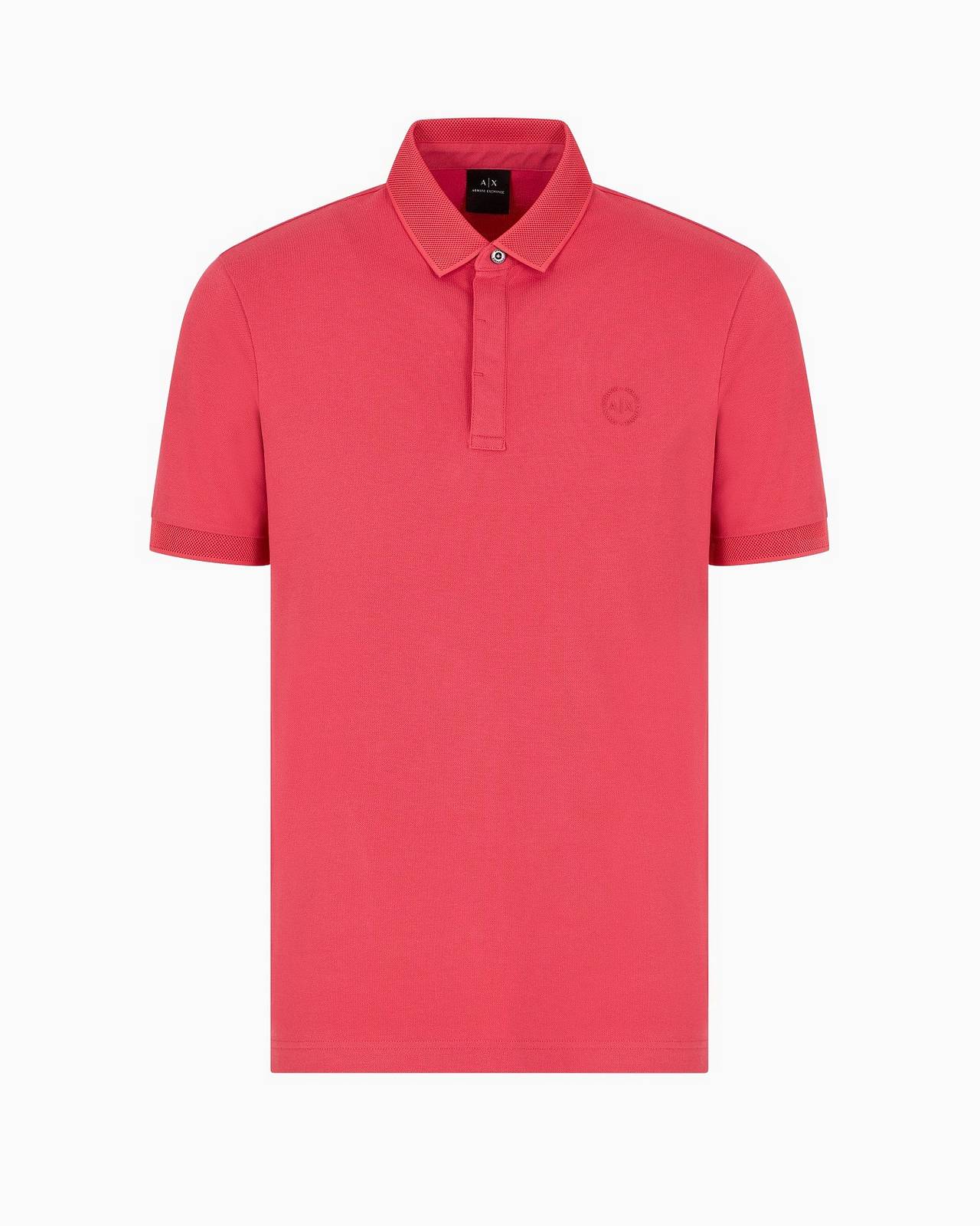 ARMANI EXCHANGE Polo avec logo Homme rouge