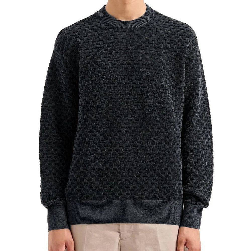 ARMANI EXCHANGE Col rond en jersey Homme bleu Photo 2