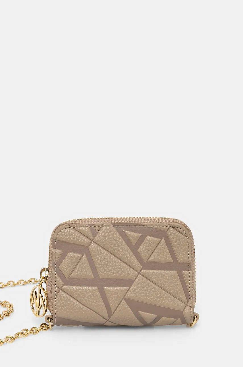 ARMANI EXCHANGE mini-fermeture éclair avec chaîne Femme or