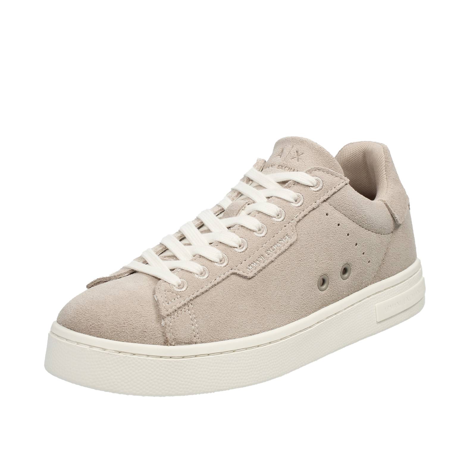 ARMANI EXCHANGE Sneakers basses en nubuck Homme sable