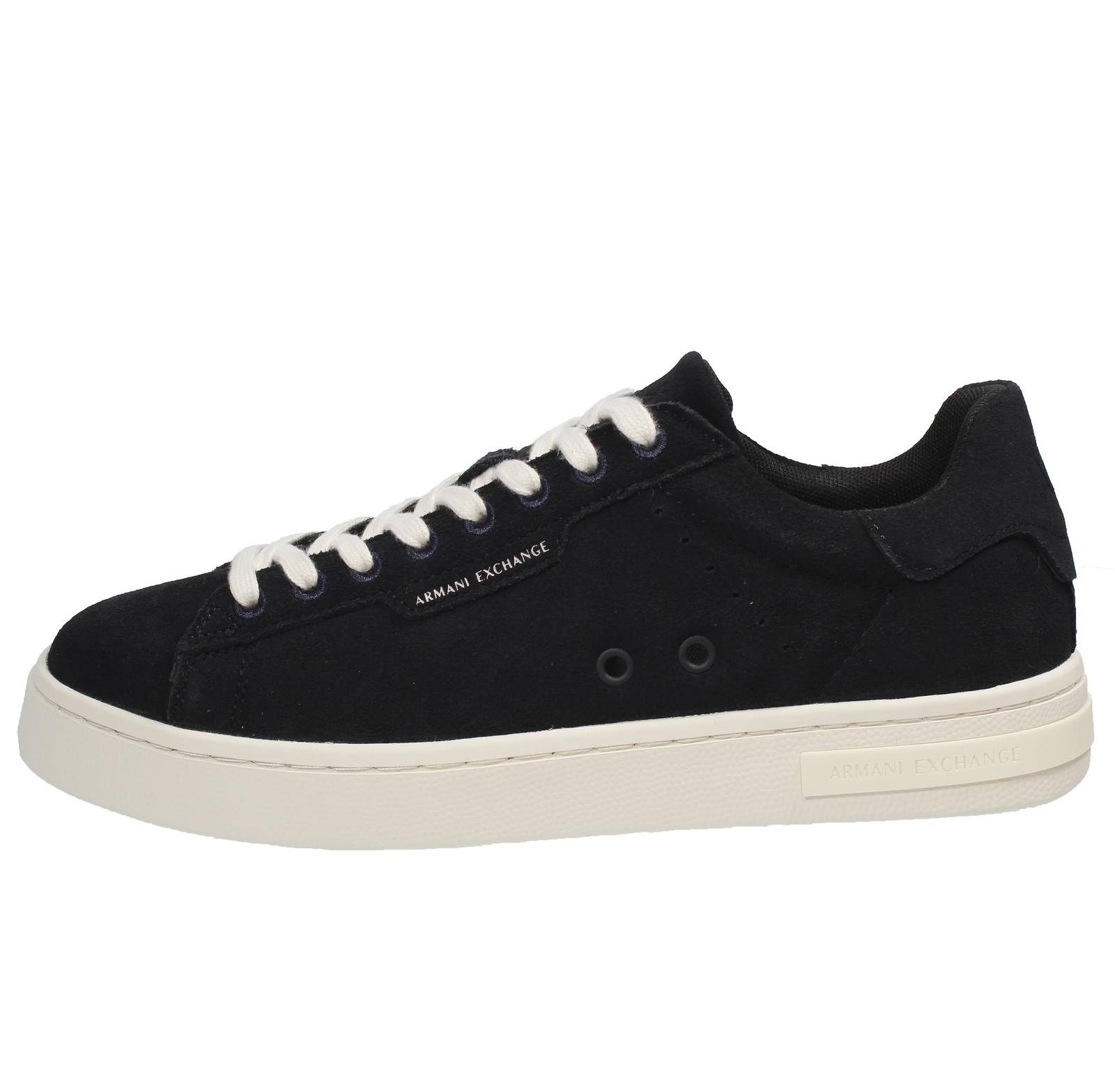 ARMANI EXCHANGE Low Nubuck Sneakers Man blue Photo 3