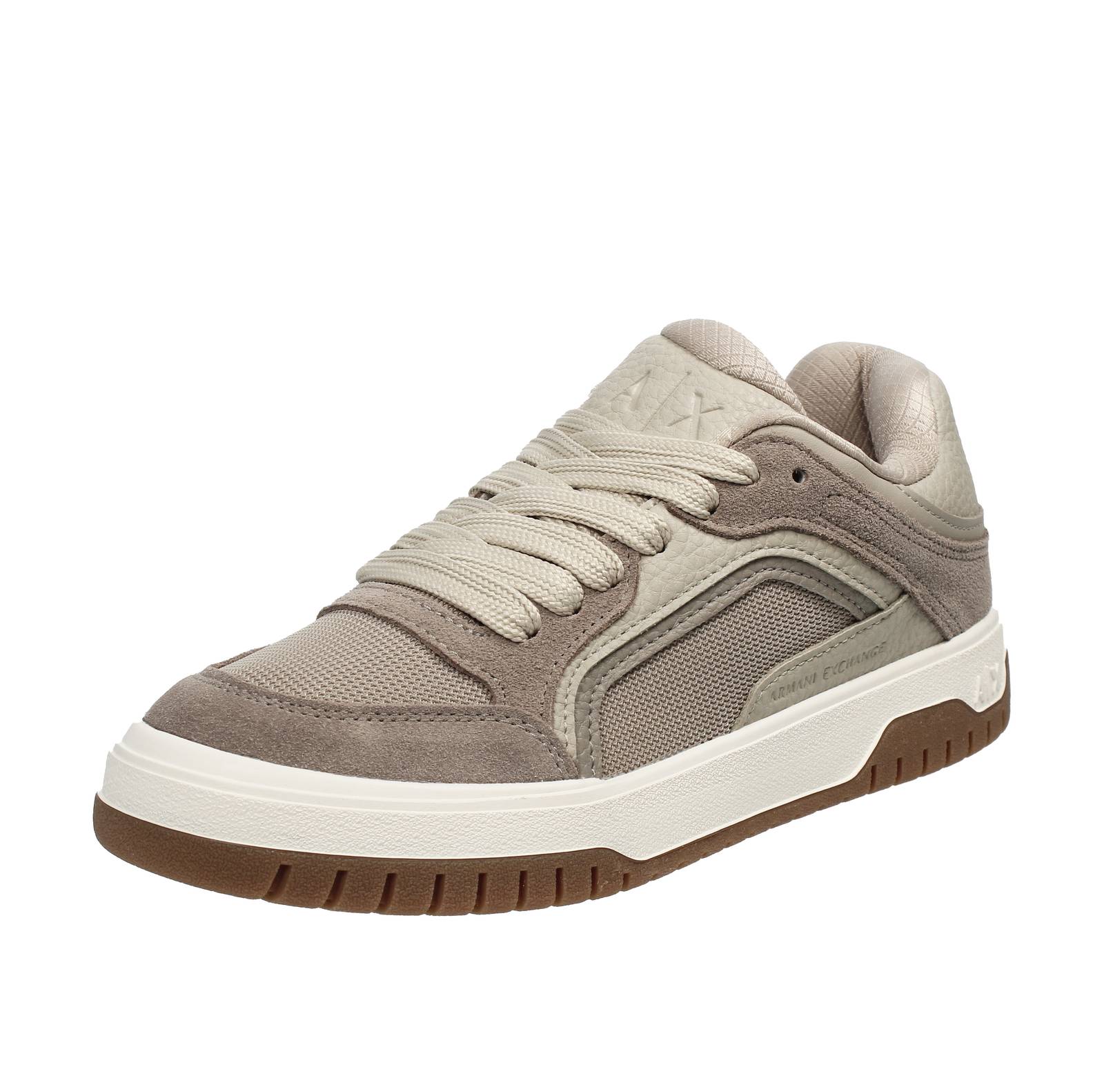 ARMANI EXCHANGE Sneakers basses en daim Homme sable