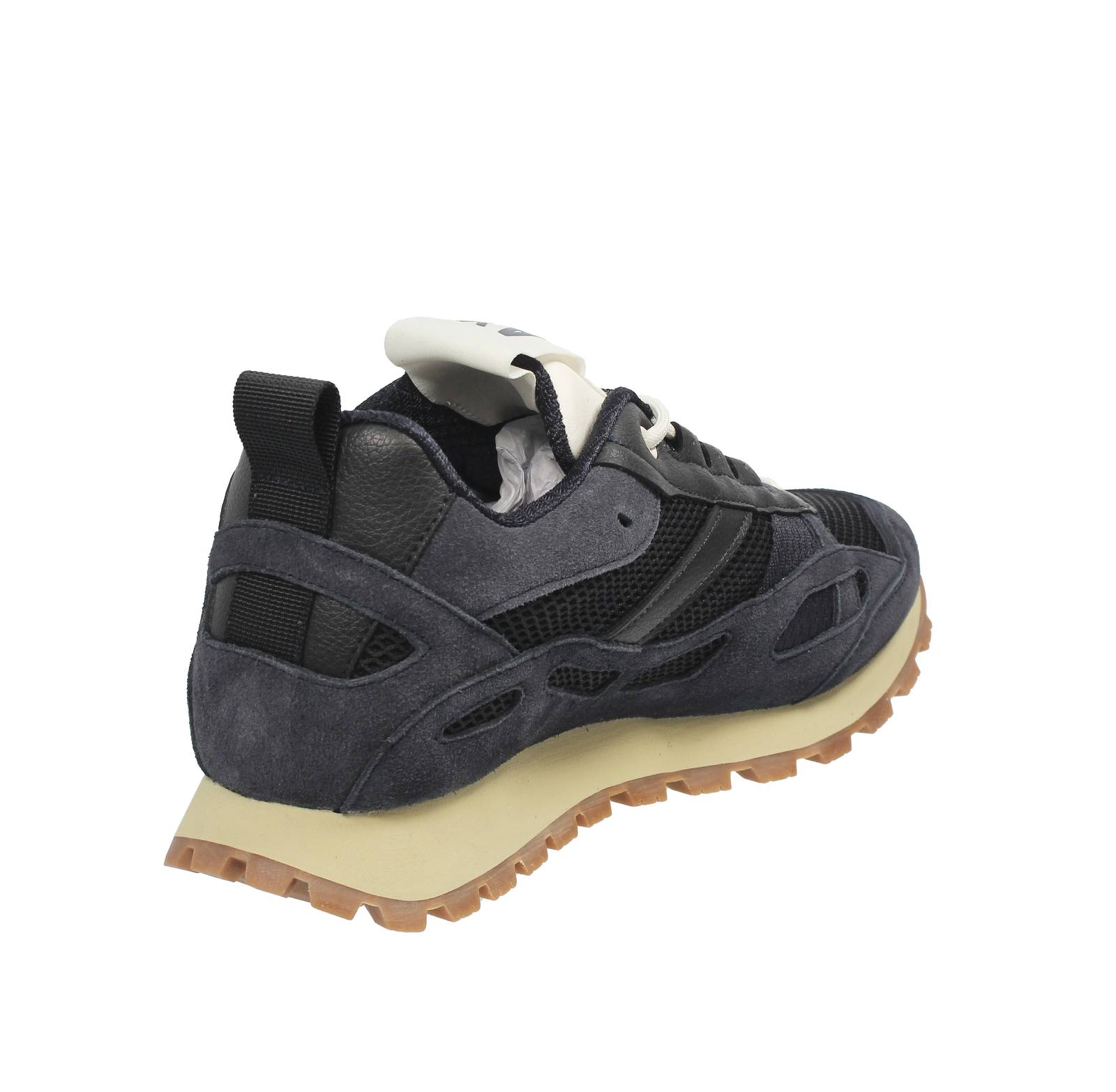 ARMANI EXCHANGE Low Suede Sneakers Man black Photo 4