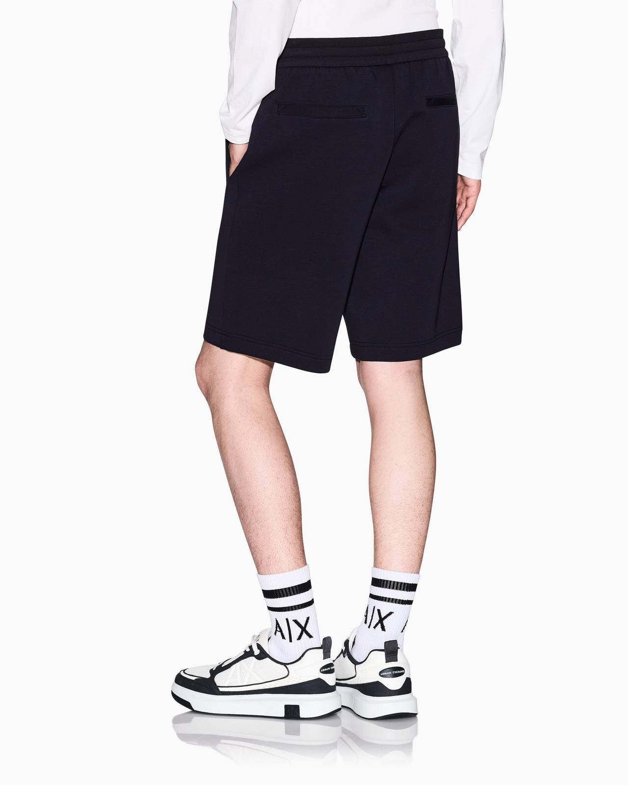ARMANI EXCHANGE Short en sweat Homme bleu Photo 3