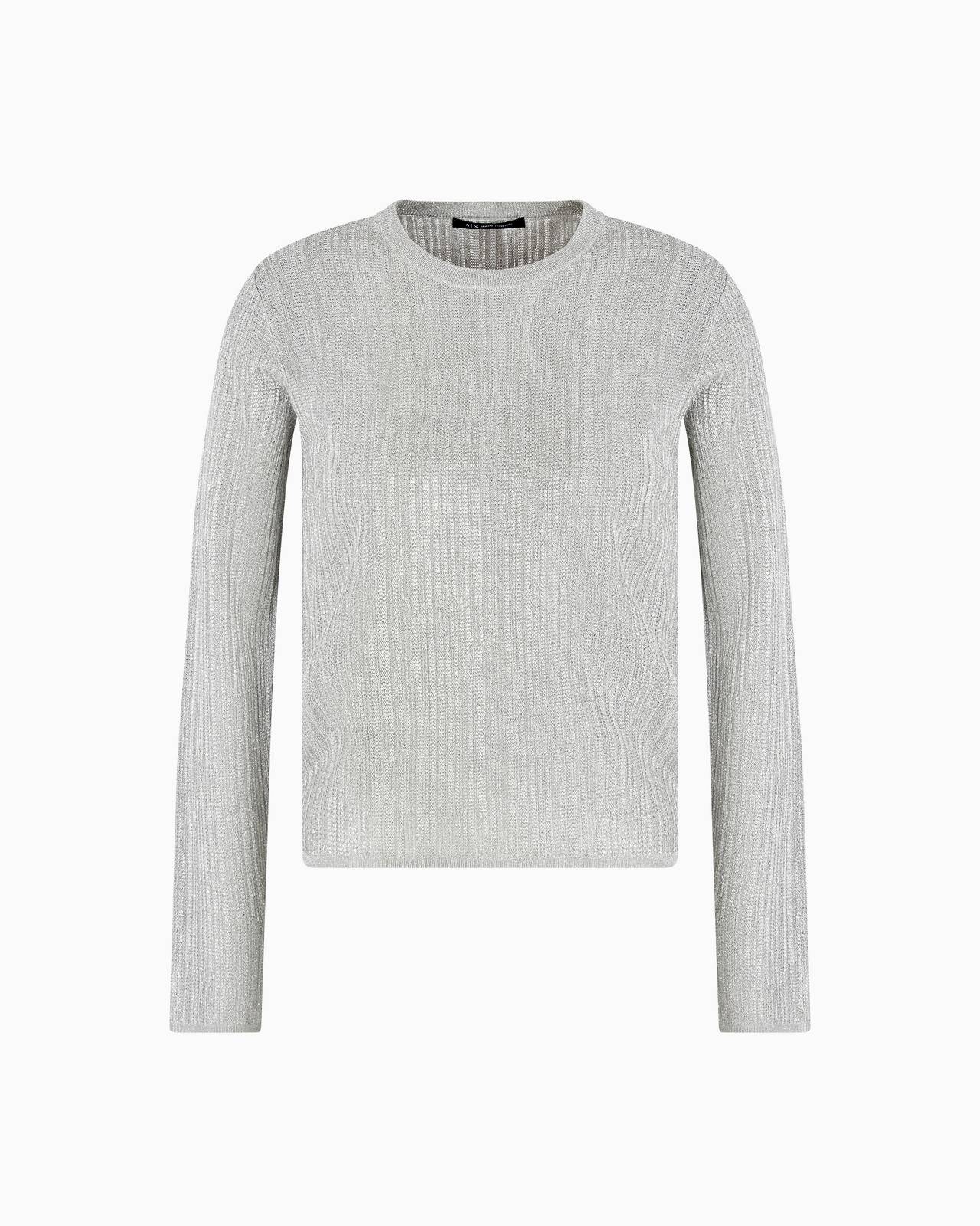 ARMANI EXCHANGE maillot lurex Femme argent